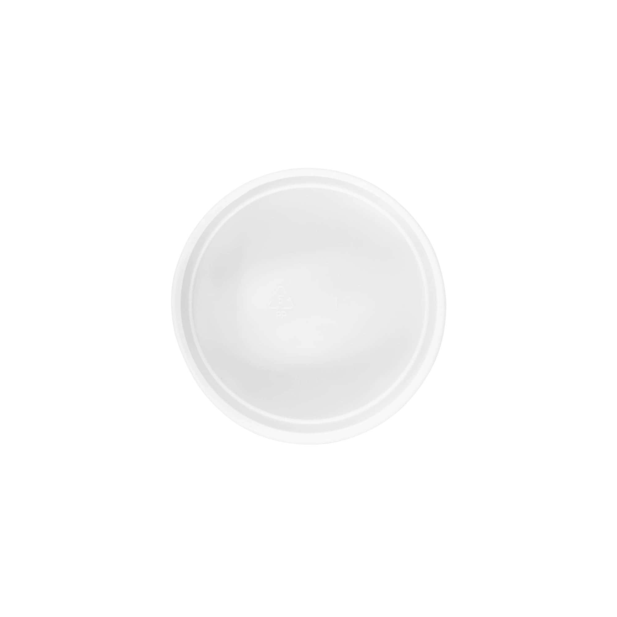 Chiusura a vite, plastica PP, bianca, per bocca: 70/400 Chiusura a vite, plastica PP, bianca, per bocca: 70/400