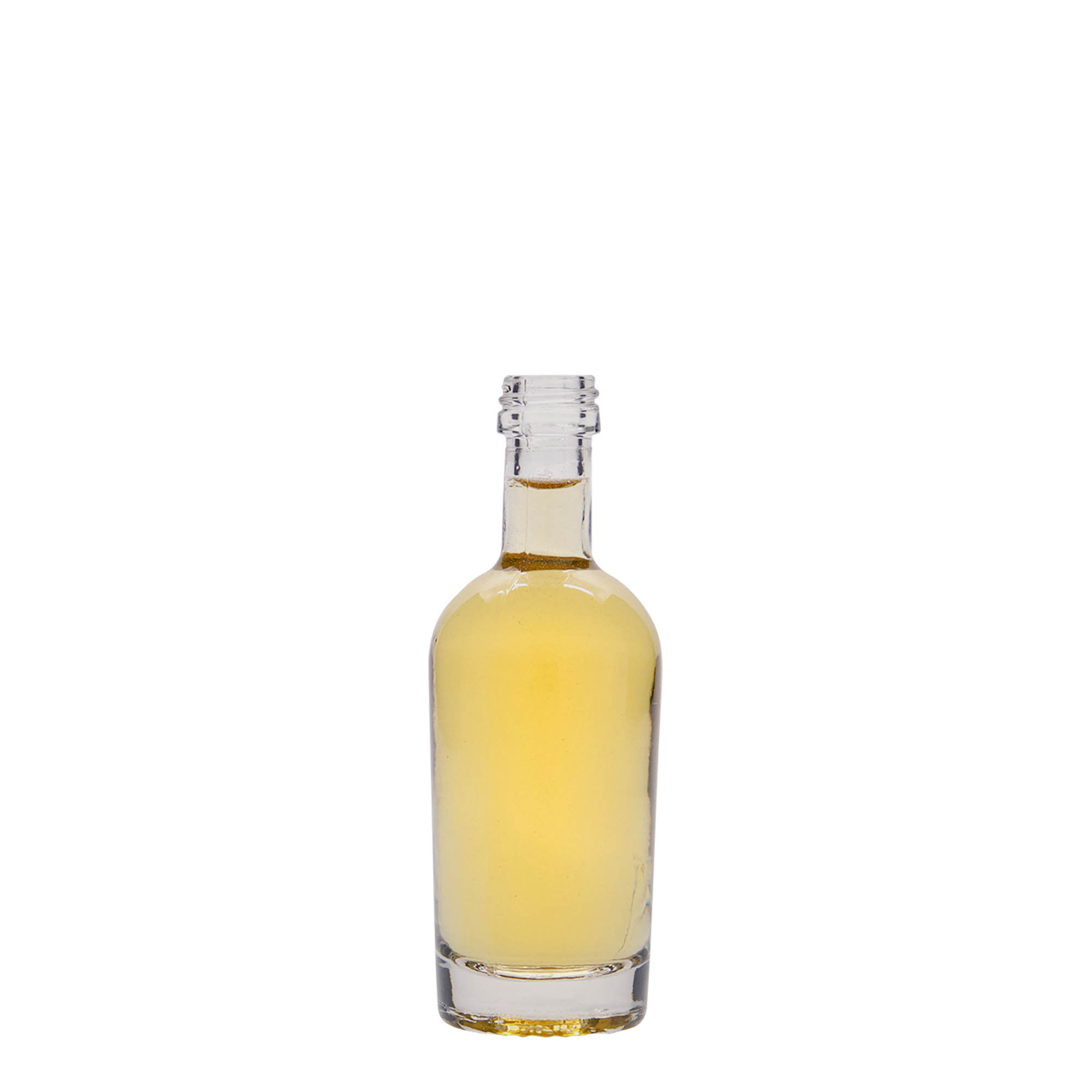 Bottiglia di vetro da 50 ml 'Pepe', bocca: PP 18 Bottiglia di vetro da 50 ml 'Pepe', bocca: PP 18