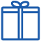 tante idee regalo Icon für Newsletter und Rabatte
