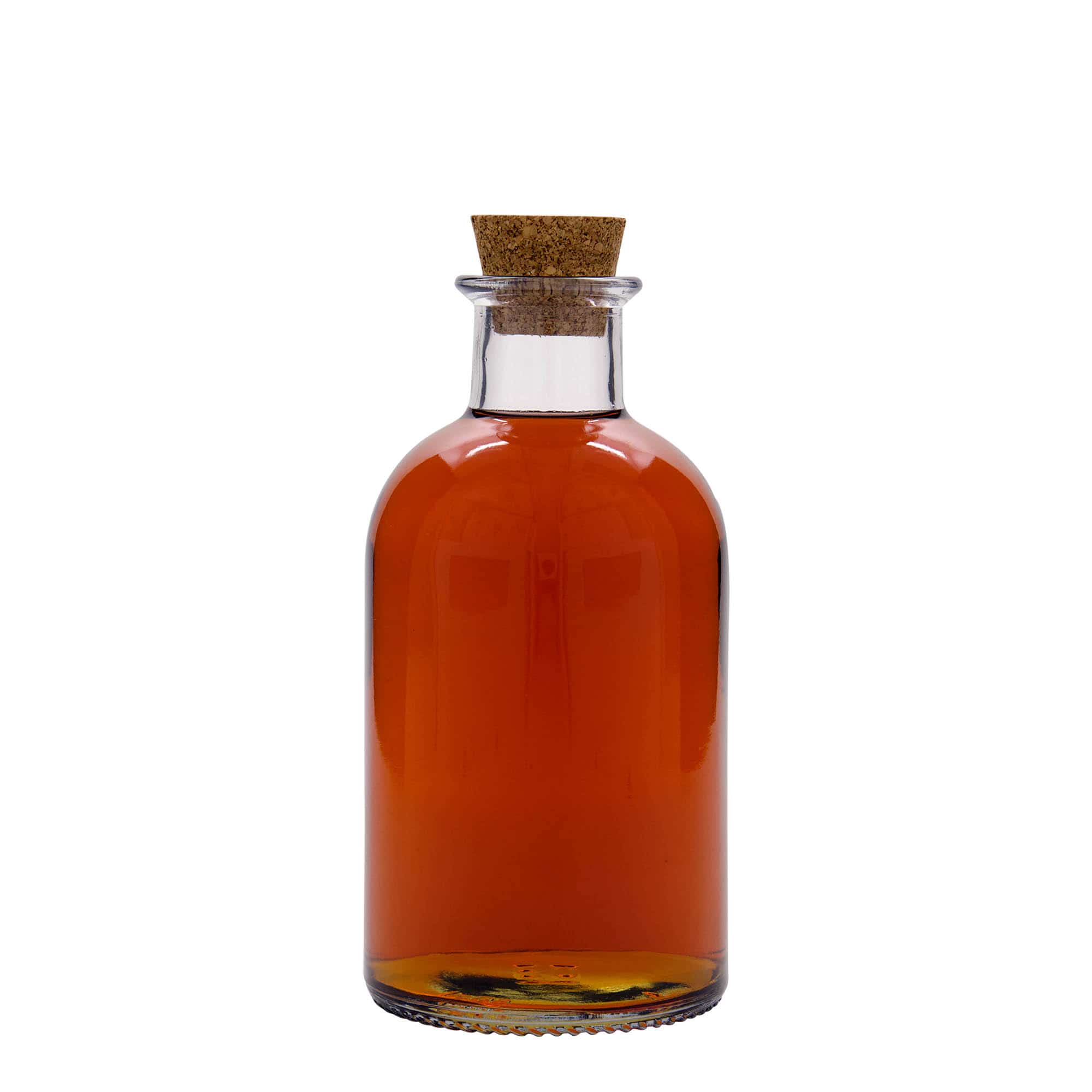 500 ml Bottiglia da farmacia 'Italia', vetro, imboccatura: fascetta