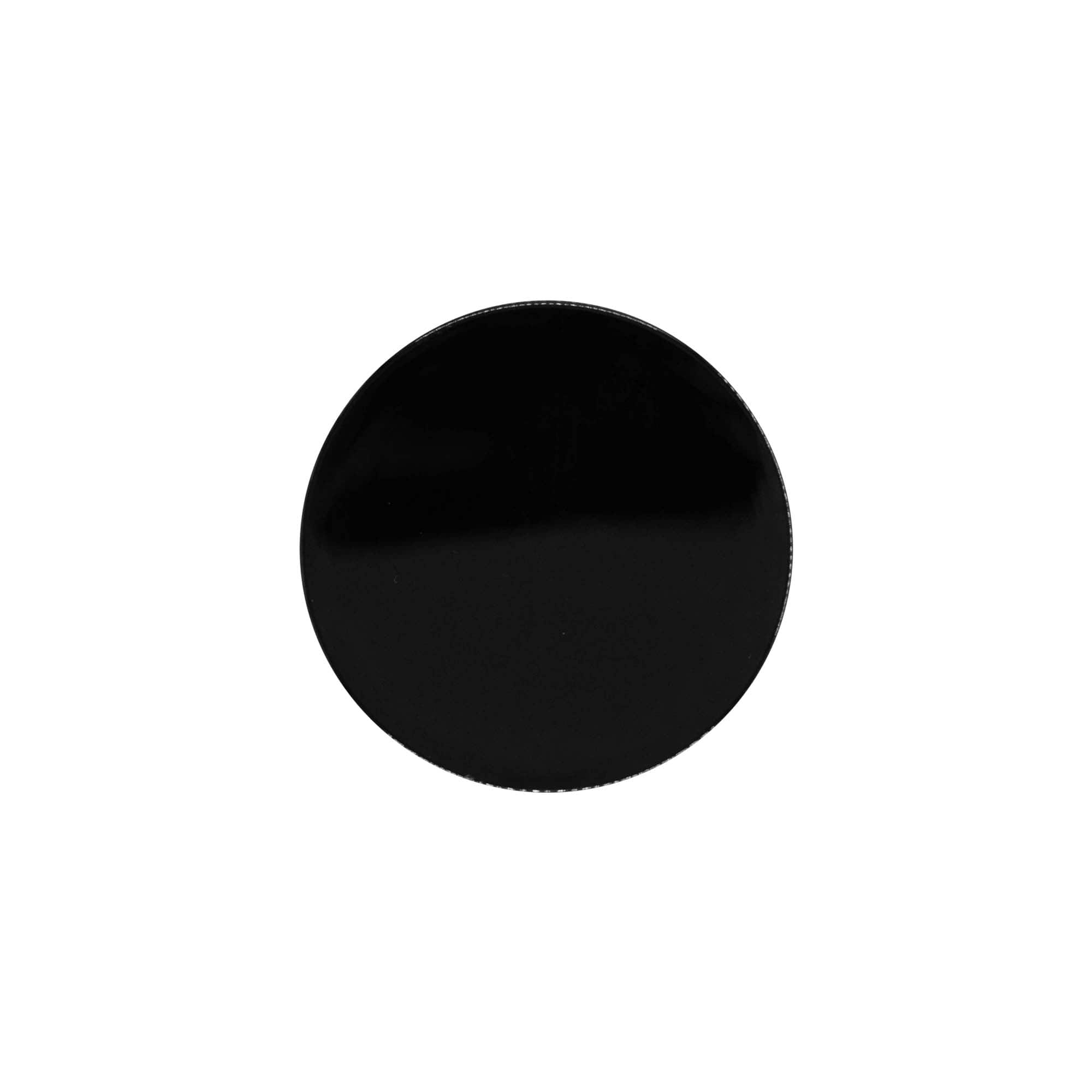 Tappo a vite, plastica PP, nero, per imboccatura: 70/400