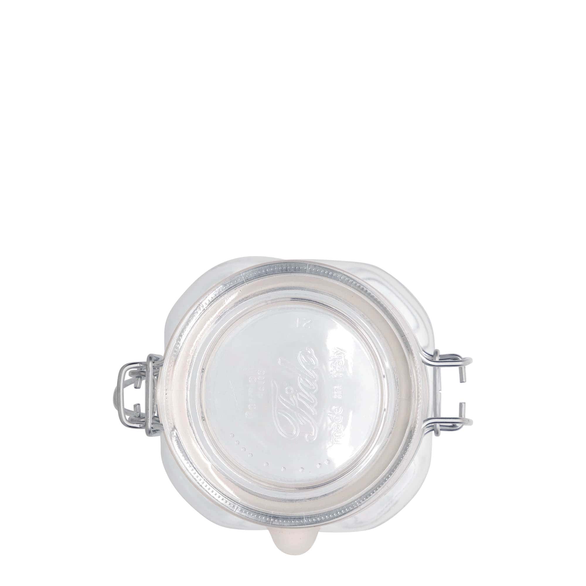 Barattolo con chiusura a filo 'Fido' da 500 ml, quadrato, bocca: chiusura a filo Barattolo con chiusura a filo 'Fido' da 500 ml, quadrato, bocca: chiusura a filo