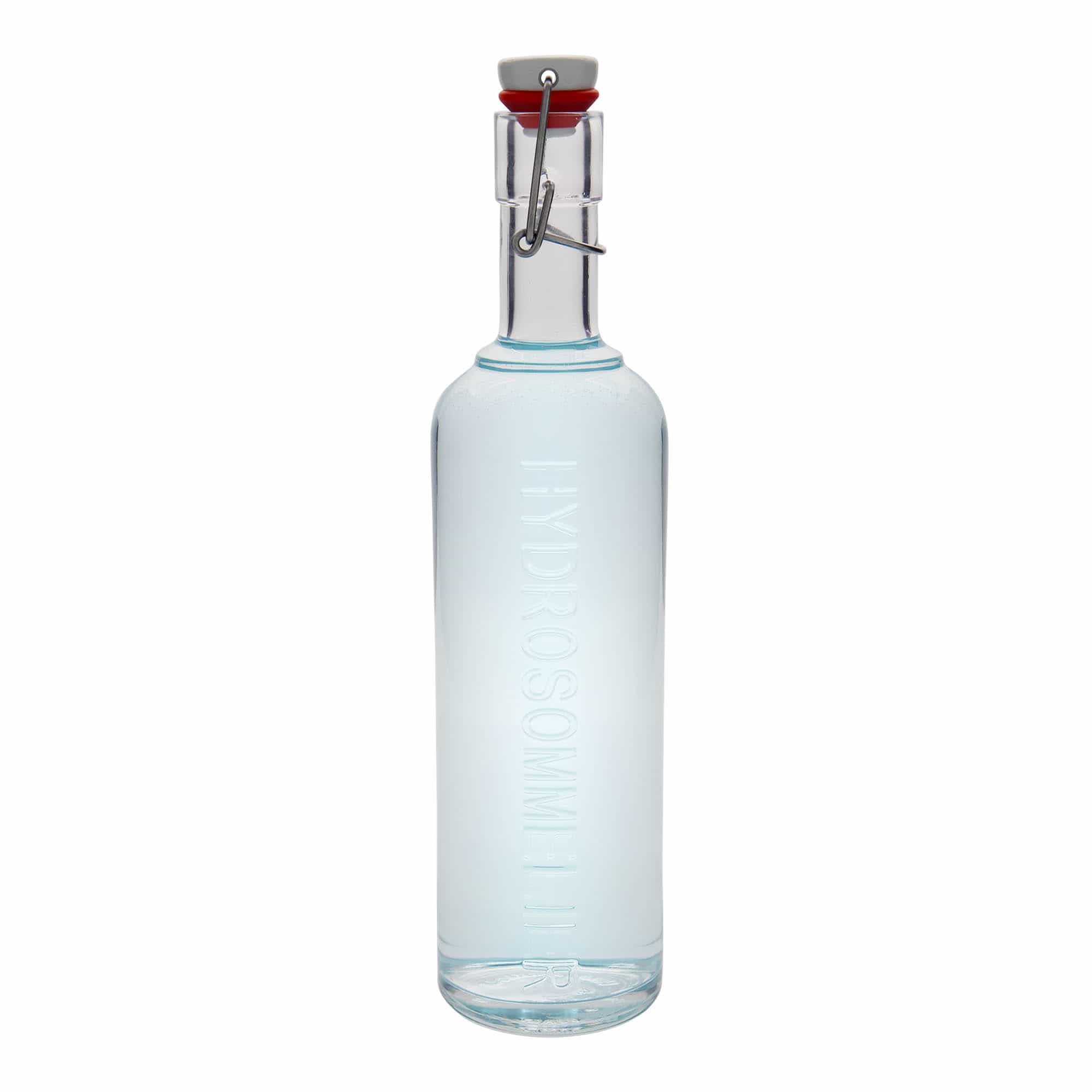 Bottiglia di vetro da 1.000 ml 'Optima Hydrosommelier', bocca: chiusura a leva