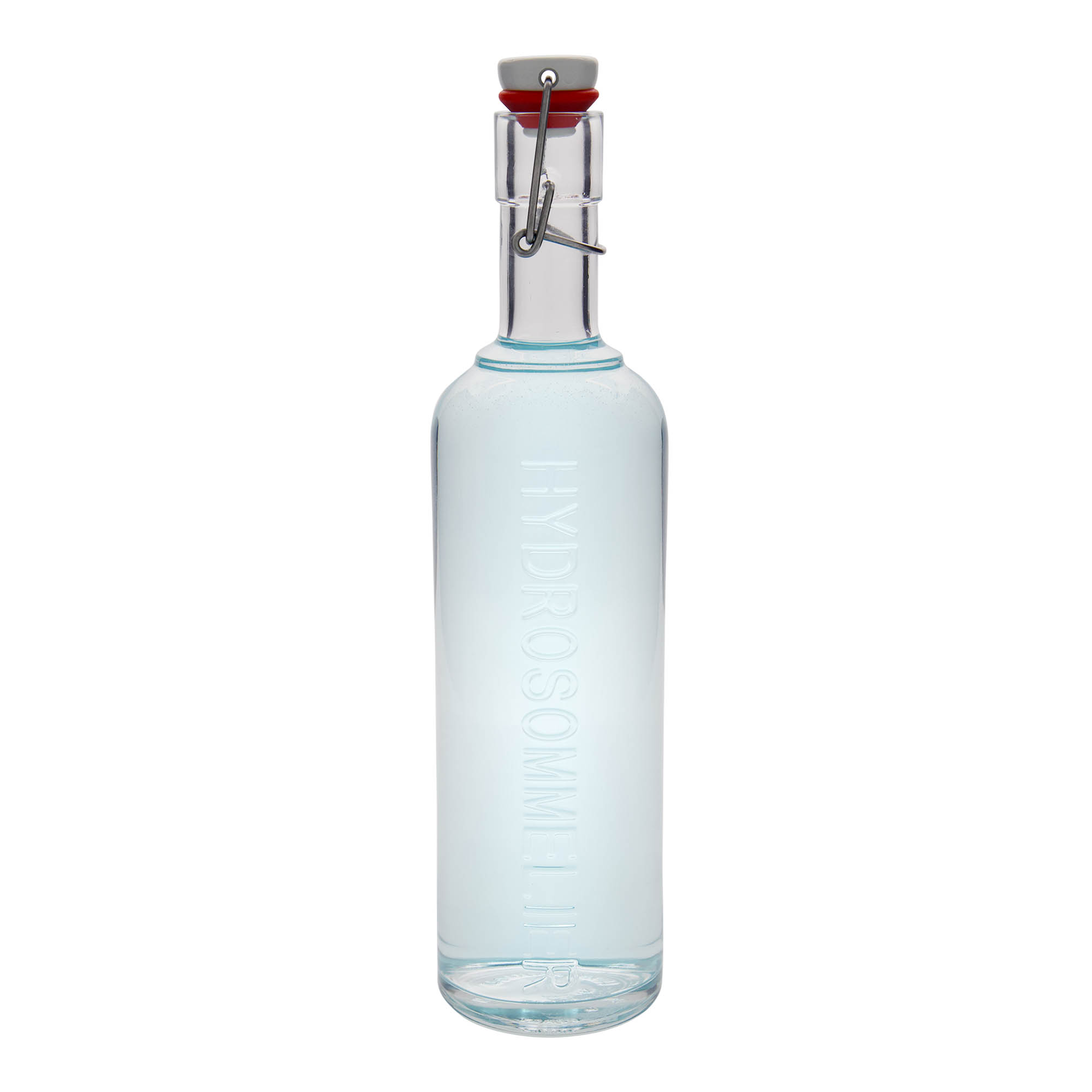 Bottiglia di vetro da 1.000 ml 'Optima Hydrosommelier', bocca: chiusura a leva