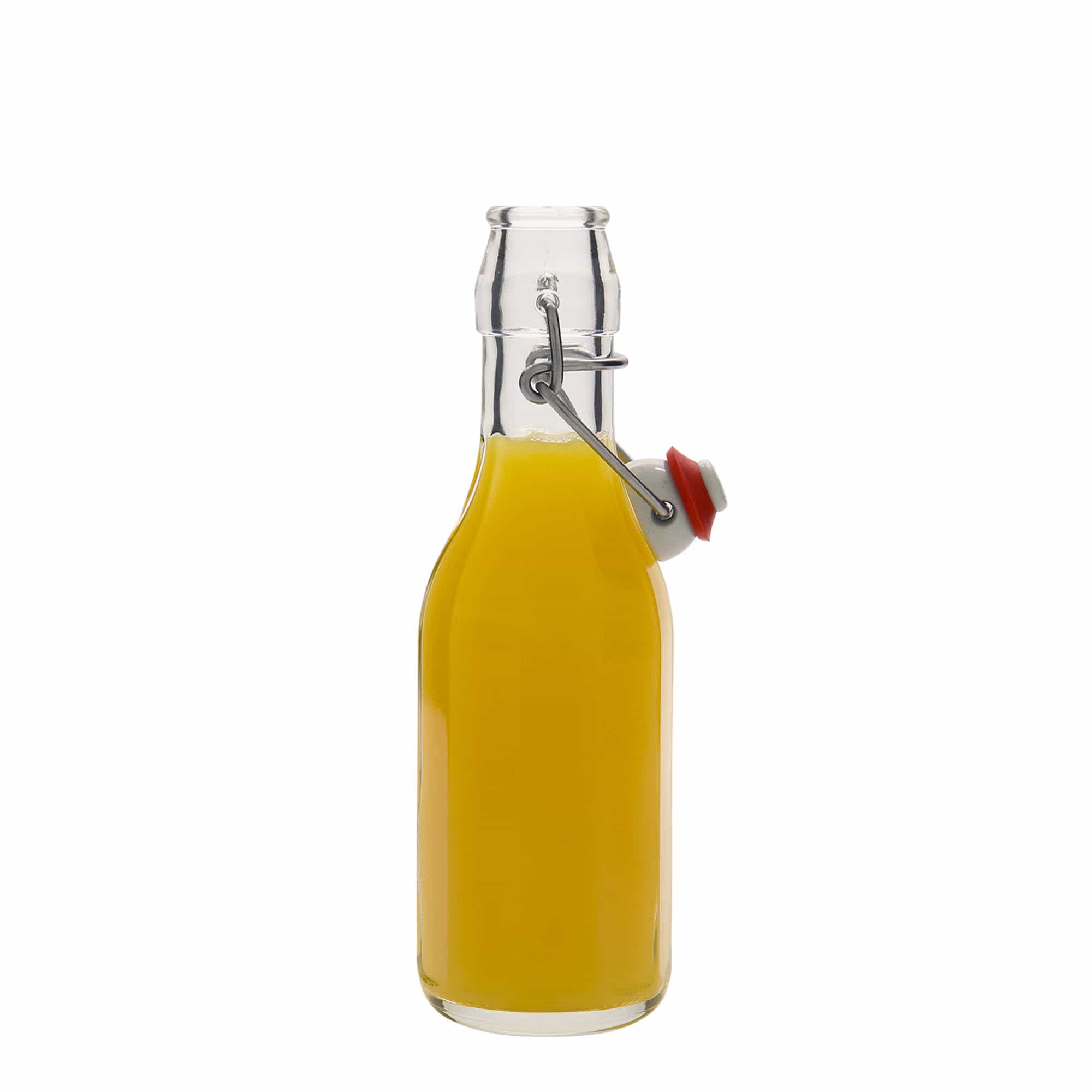 Bottiglia di vetro da 250 ml 'Bravo', decagonale, bocca: chiusura a leva Bottiglia di vetro da 250 ml 'Bravo', decagonale, bocca: chiusura a leva