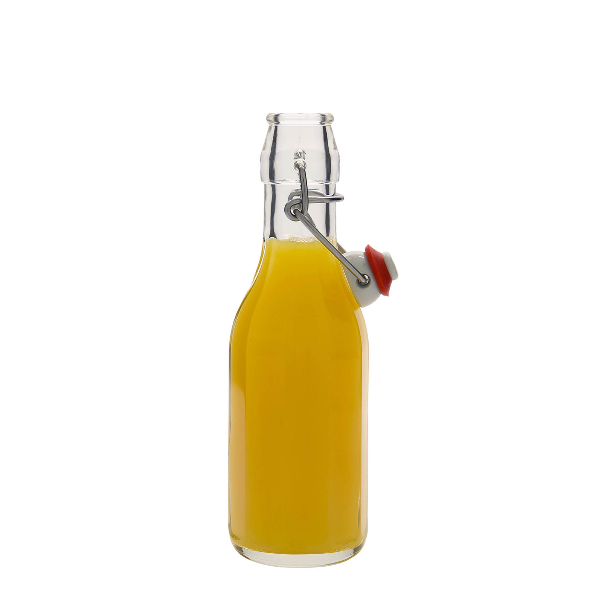 Bottiglia di vetro da 250 ml 'Bravo', decagonale, bocca: chiusura a leva Bottiglia di vetro da 250 ml 'Bravo', decagonale, bocca: chiusura a leva