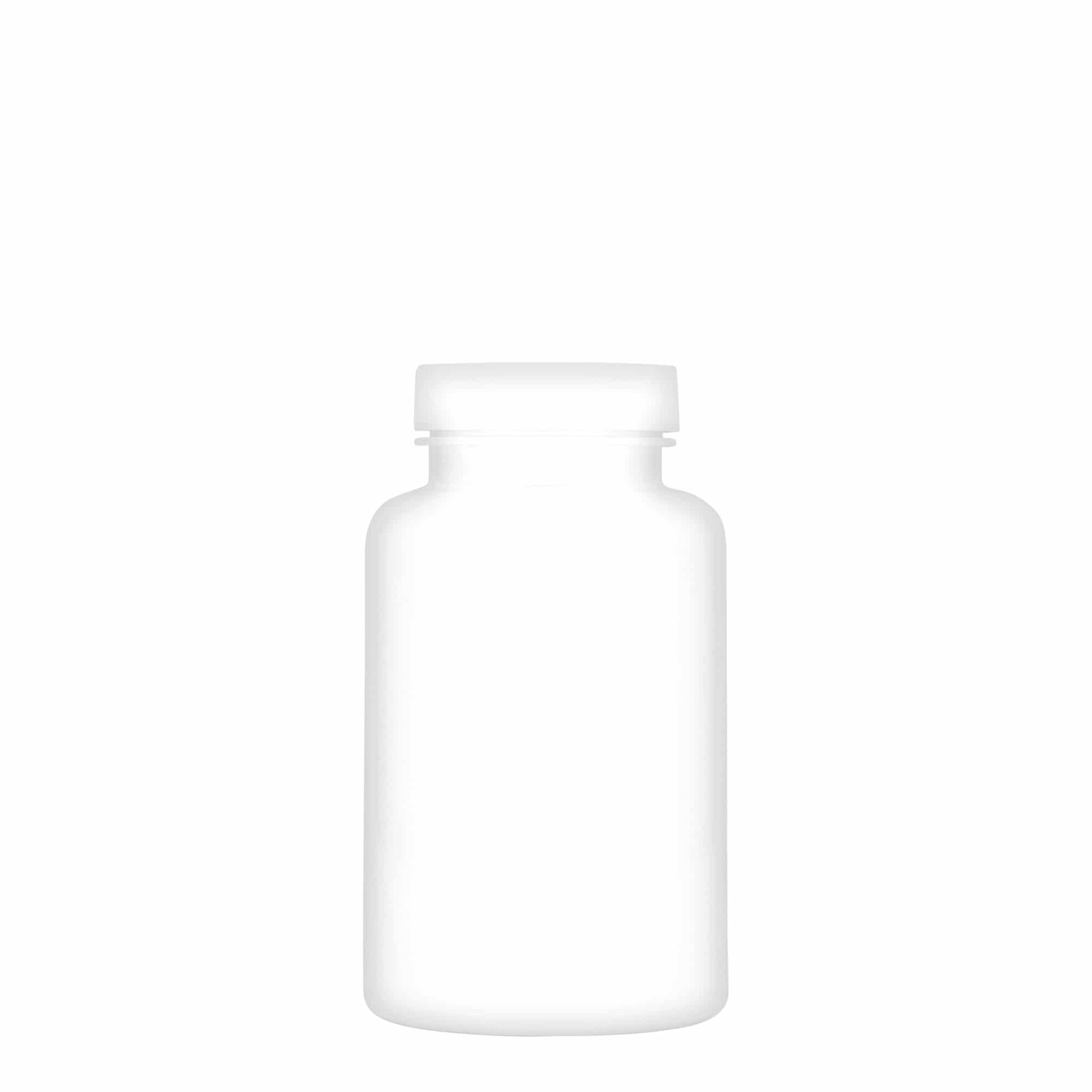 250 ml Barattolo PET-Packer, plastica, bianco, imboccatura: GPI 45/400