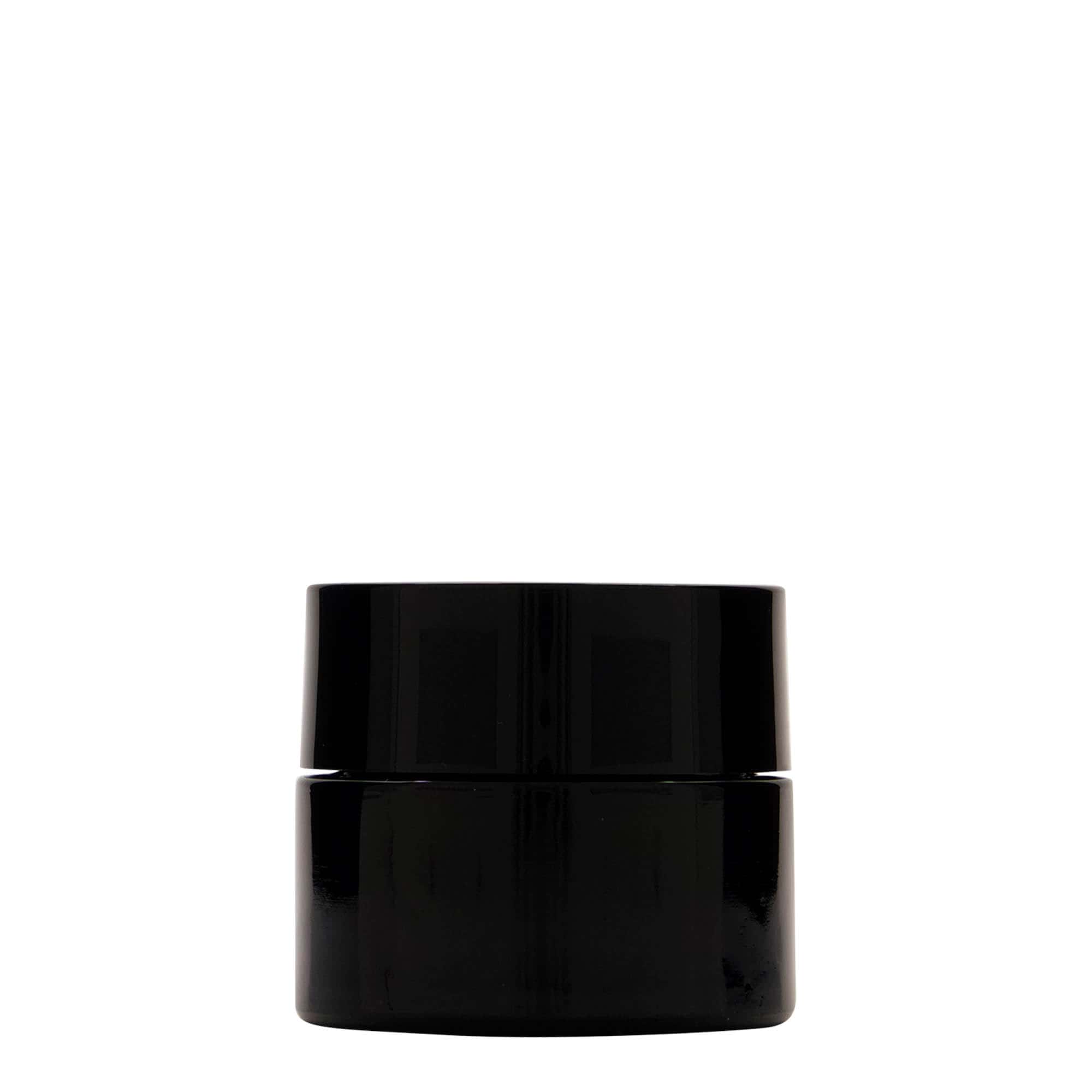 50 ml Contenitore cosmetico in vetro riciclato 'Floria', verde antico, imboccatura: 58/400