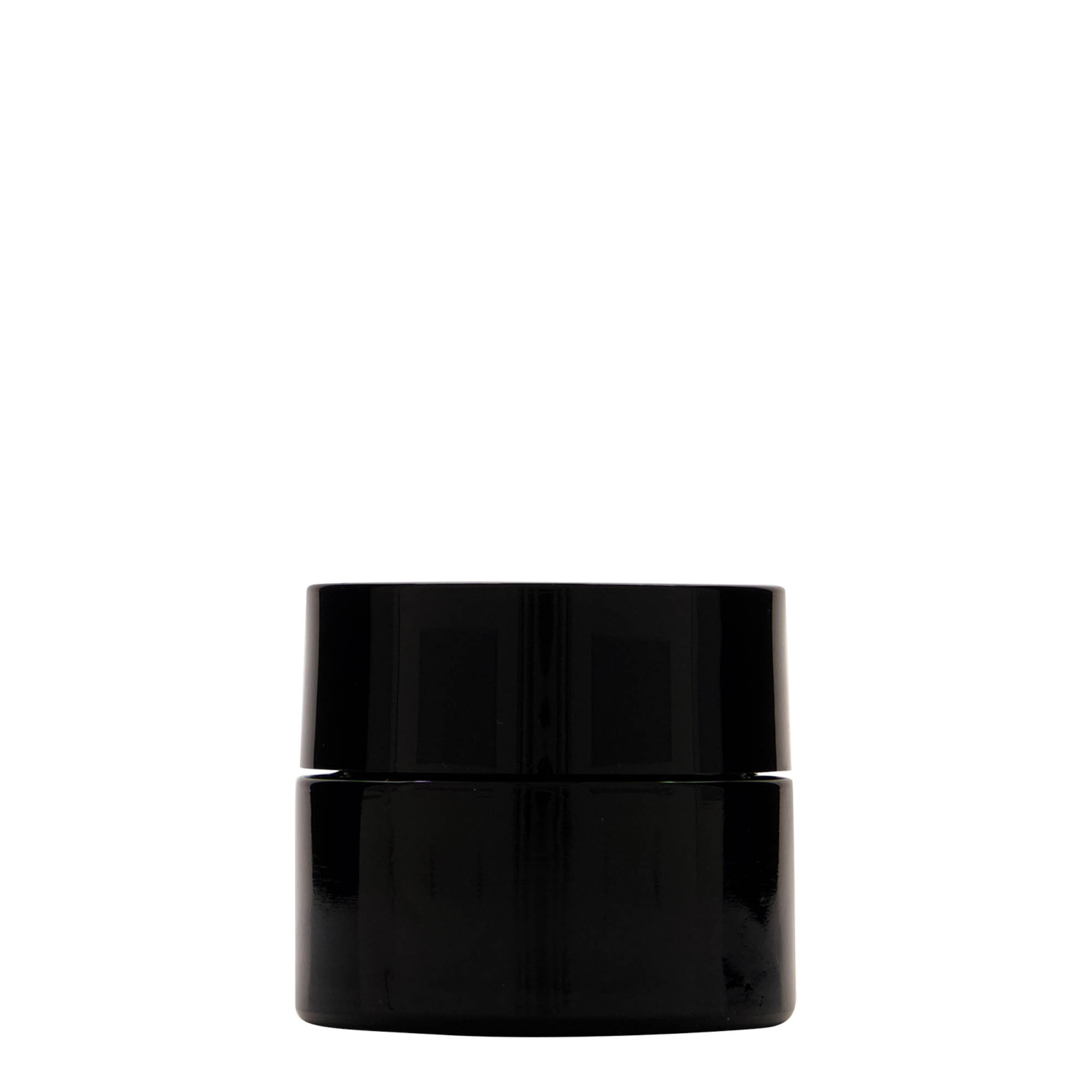 50 ml barattolo riciclabile 'Floria', vetro, verde antico, bocca: 58/400