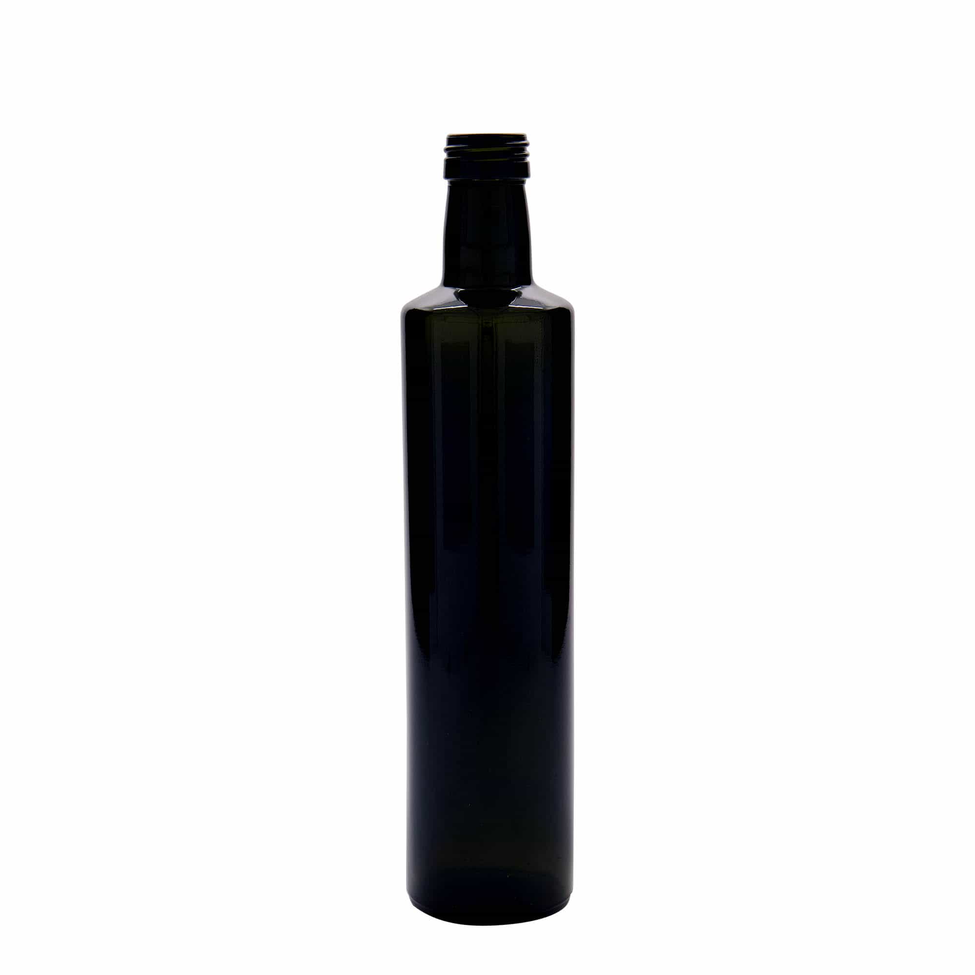 500 ml Bottiglia di vetro 'Dorica', verde antico, imboccatura: PP 31,5 500 ml Bottiglia di vetro 'Dorica', verde antico, imboccatura: PP 31,5