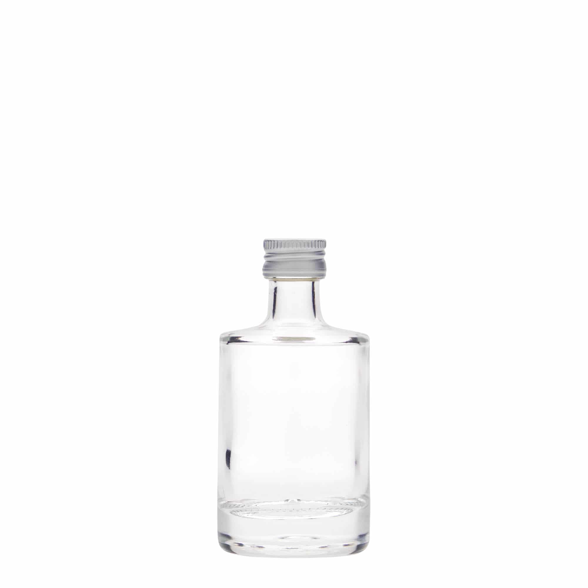 Bottiglia di vetro da 50 ml 'Aventura', bocca: PP 18 Bottiglia di vetro da 50 ml 'Aventura', bocca: PP 18