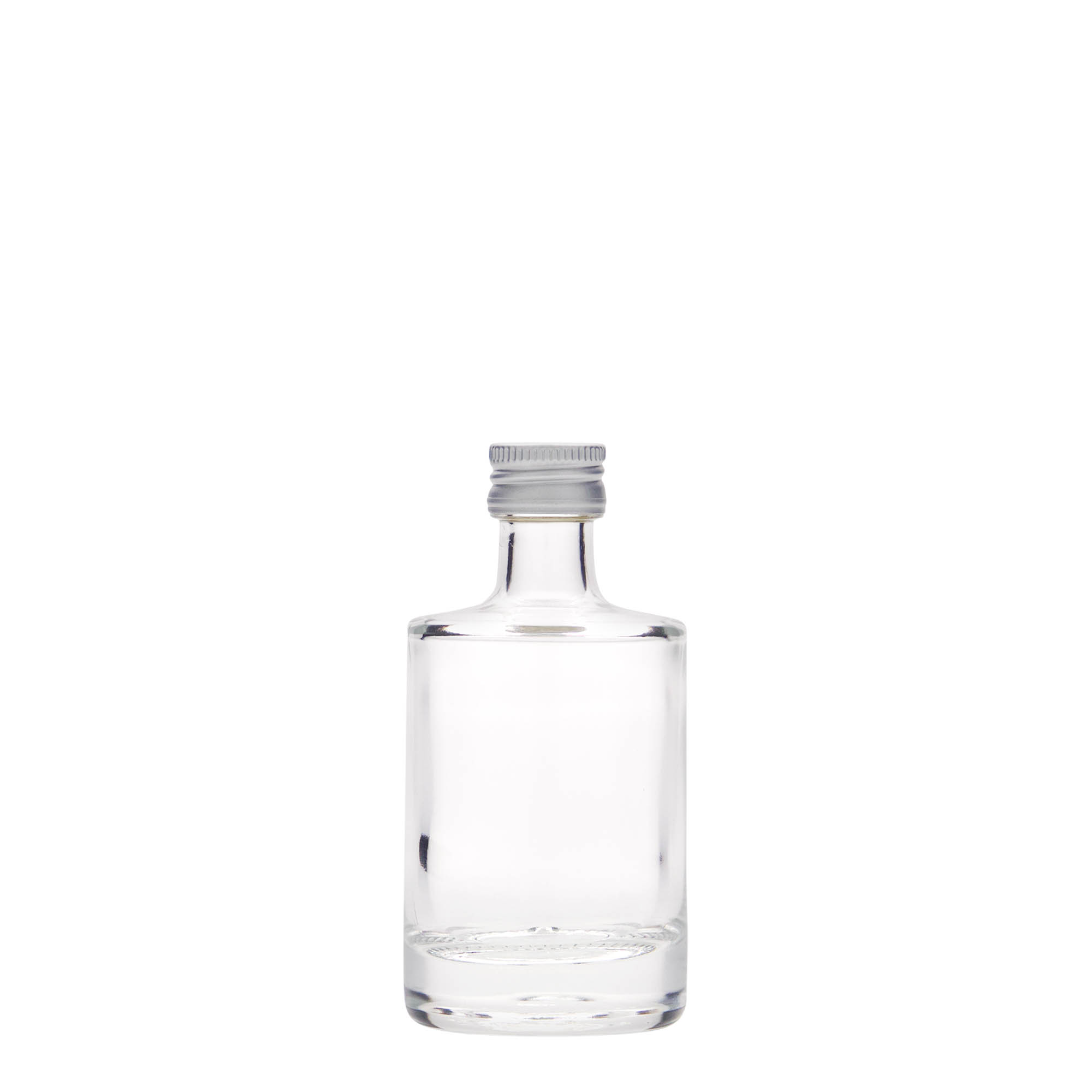 Bottiglia di vetro da 50 ml 'Aventura', bocca: PP 18 Bottiglia di vetro da 50 ml 'Aventura', bocca: PP 18