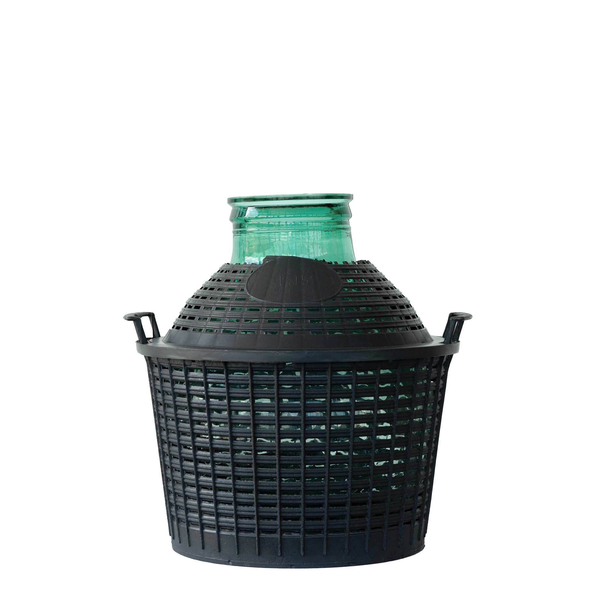 Bombola a pallone 15 l collo largo, vetro, bocca: coperchio a calotta Bombola a pallone 15 l collo largo, vetro, bocca: coperchio a calotta