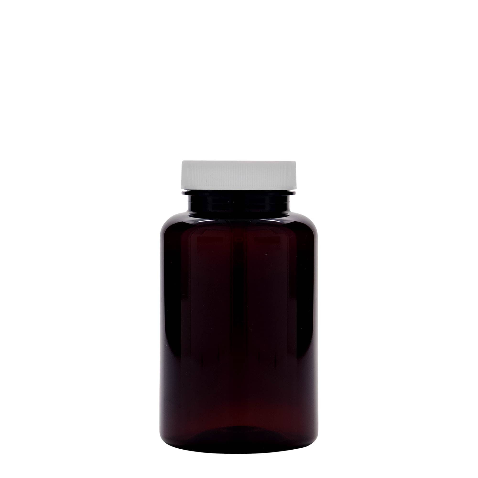 250 ml contenitore PET, plastica, marrone, bocca: 45/400