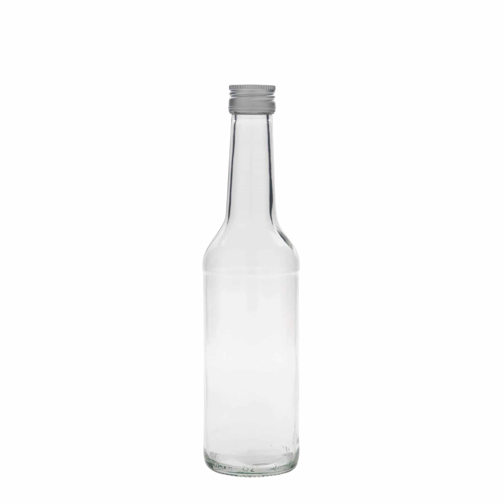 350 ml Bottiglia di vetro a collo dritto, imboccatura: PP 28