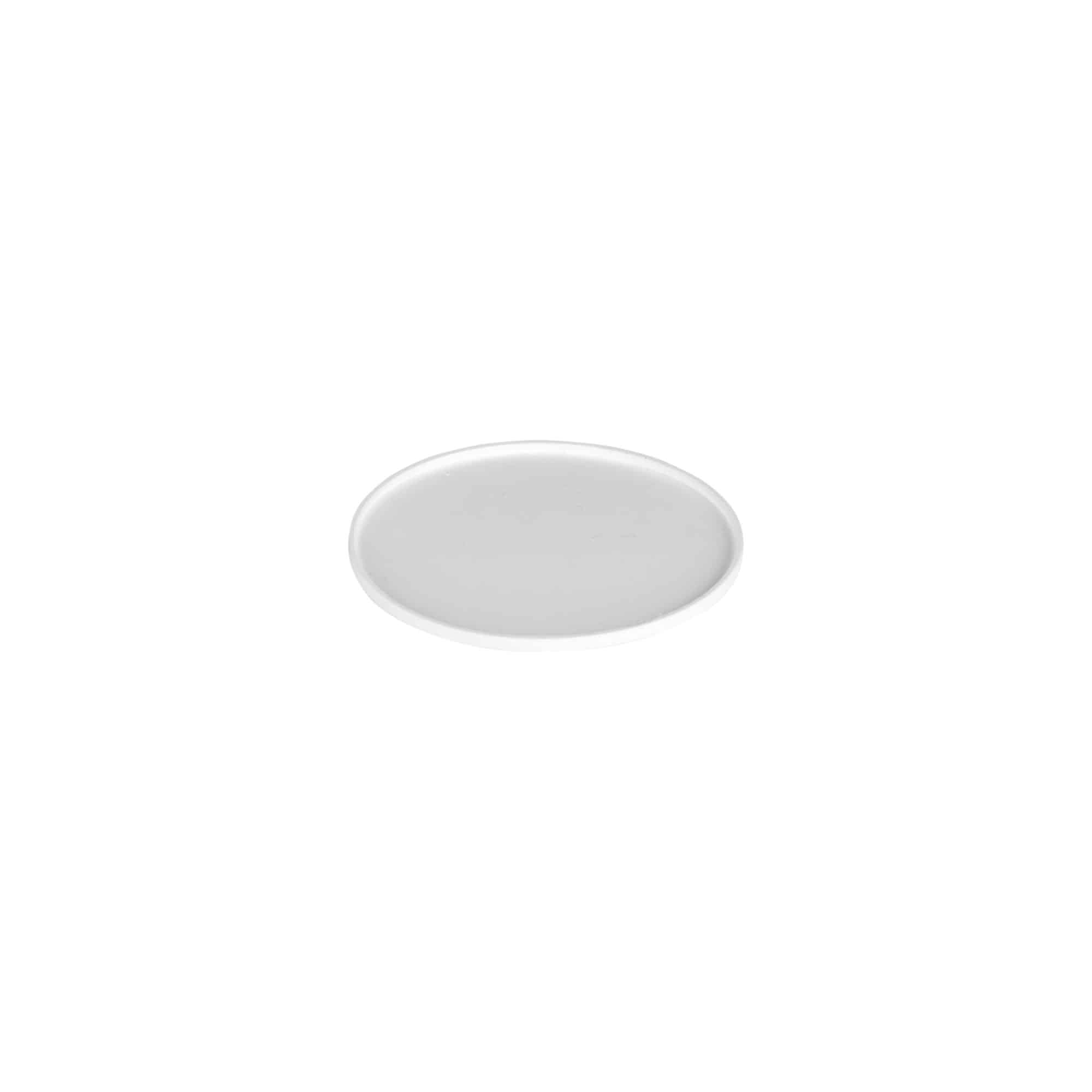 Disco di copertura per 100 ml 'Bianca', plastica PP, bianco