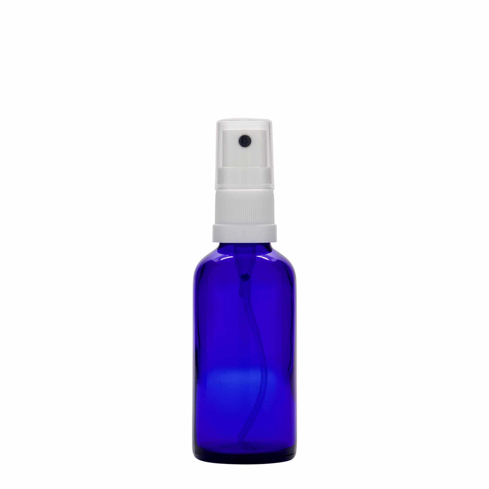50 ml Flacone spray farmaceutico, vetro, blu reale, imboccatura: DIN 18 50 ml Flacone spray farmaceutico, vetro, blu reale, imboccatura: DIN 18