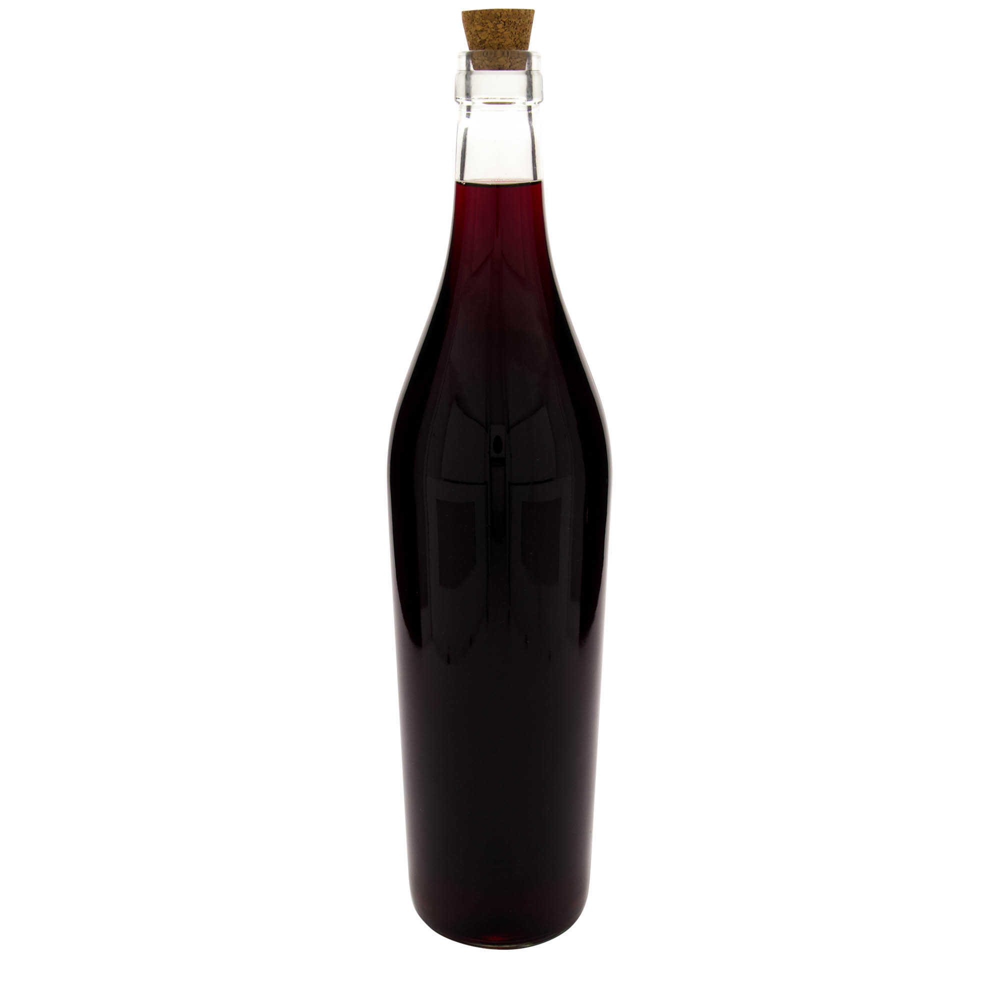 Bottiglia di vetro da 3.000 ml 'Big Joe', bocca: tappo di sughero Bottiglia di vetro da 3.000 ml 'Big Joe', bocca: tappo di sughero