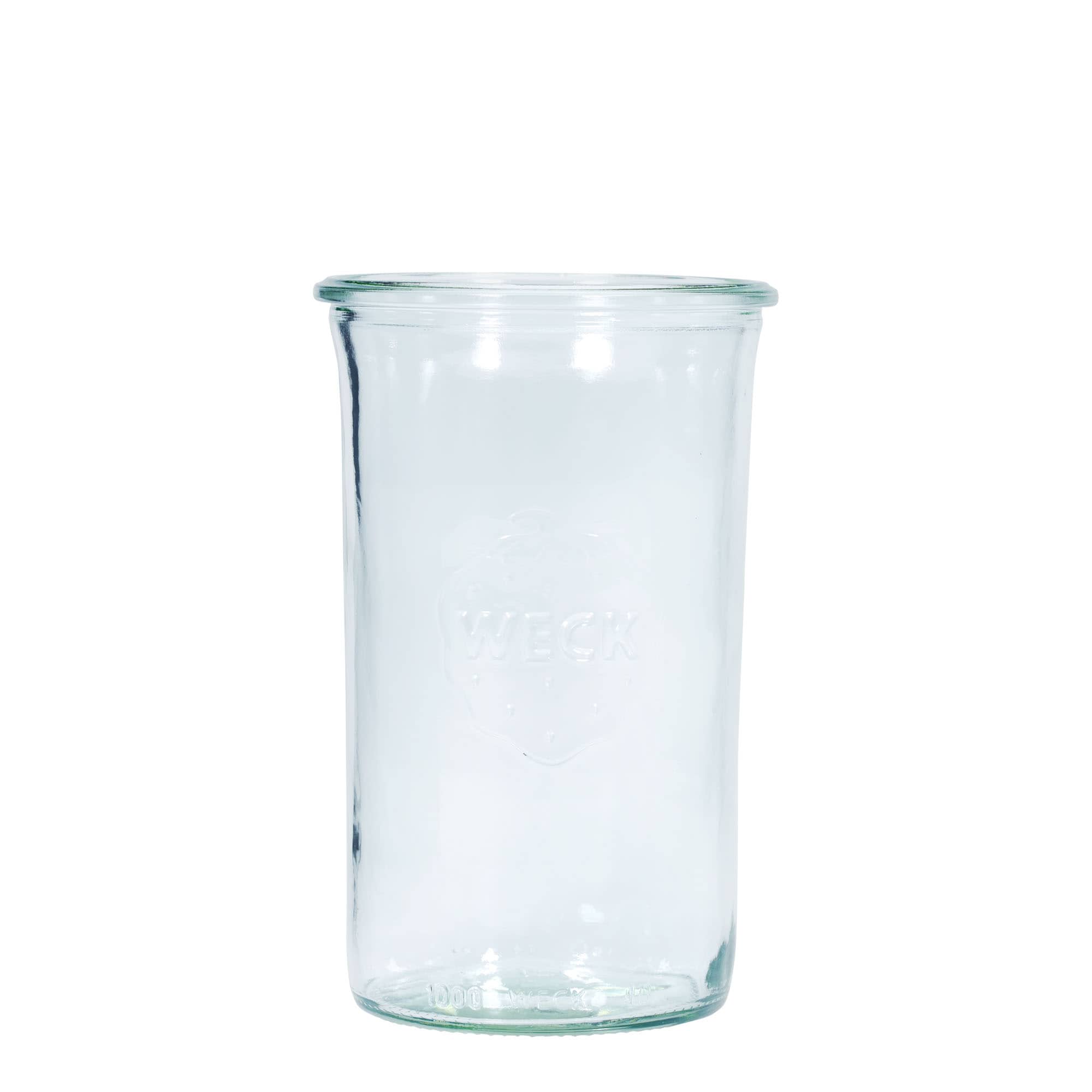 1.000 ml Vasetto WECK Dritto, vetro, imboccatura: bordo rotondo