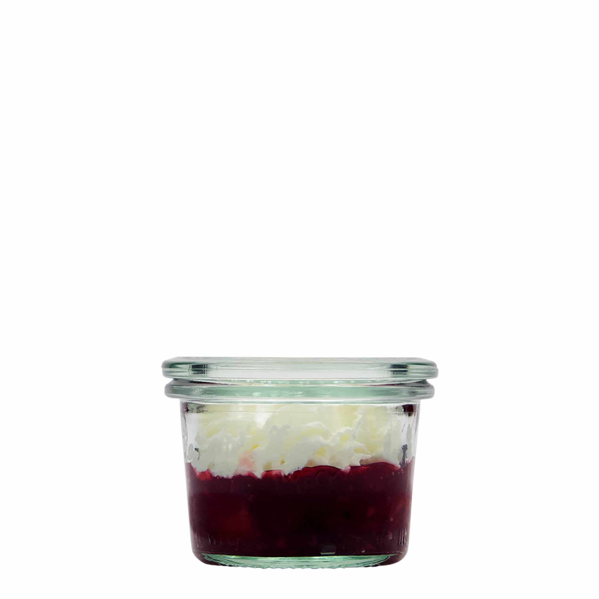 80 ml vaso WECK a bocca larga, bordo arrotondato