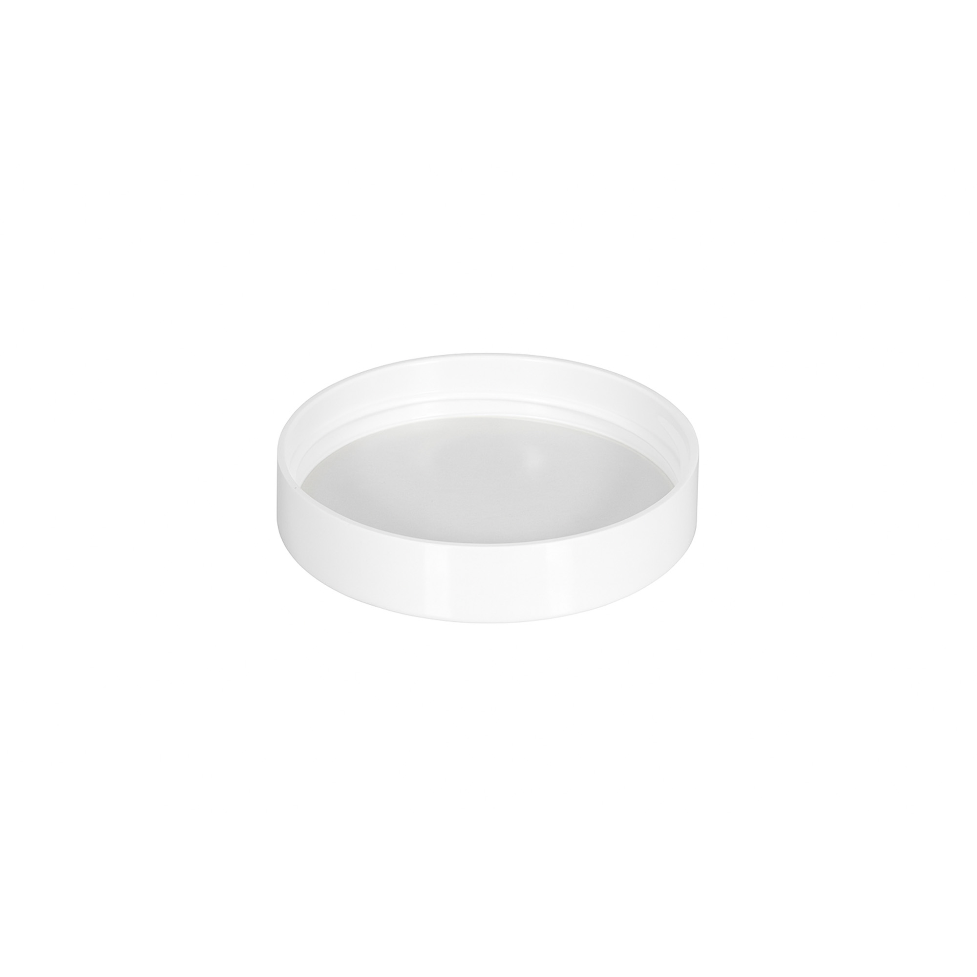 Chiusura a vite per 120 ml 'Brown Line', PP, bianco