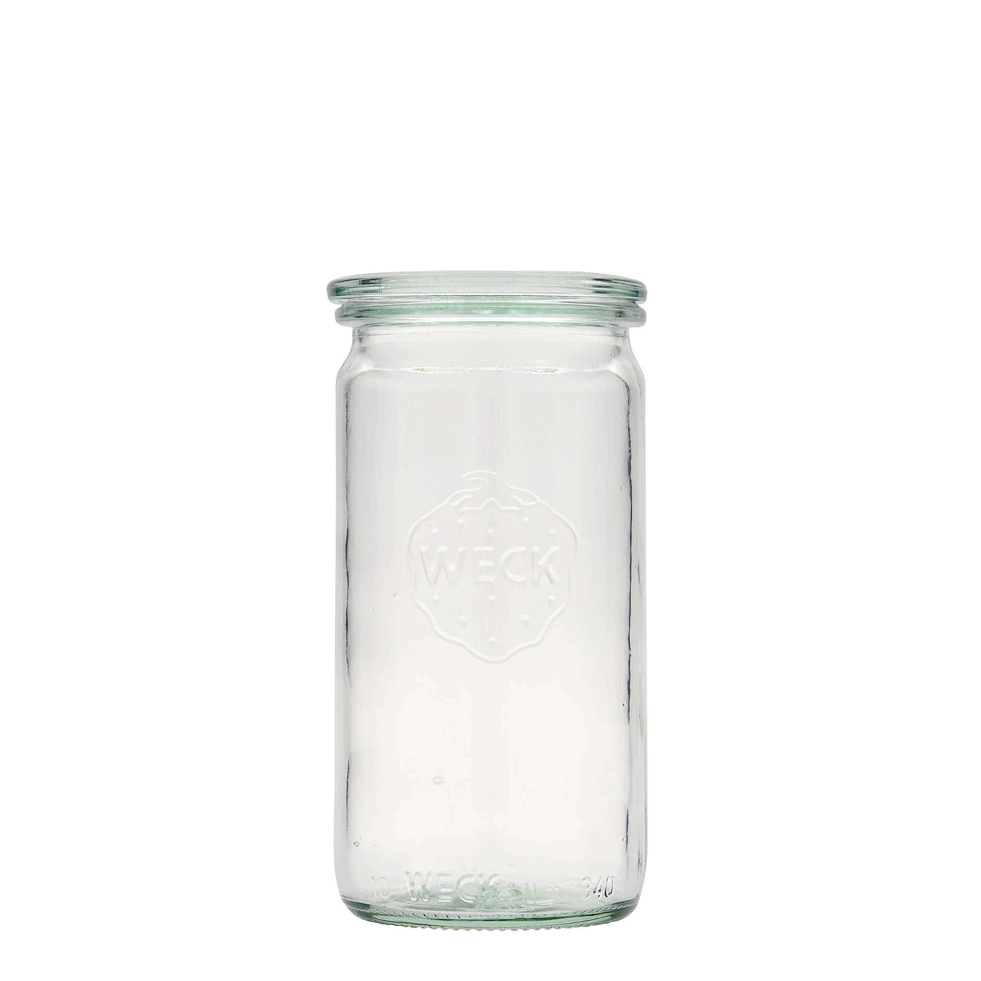 340 ml WECK bicchiere cilindrico, bocca: bordo rotondo