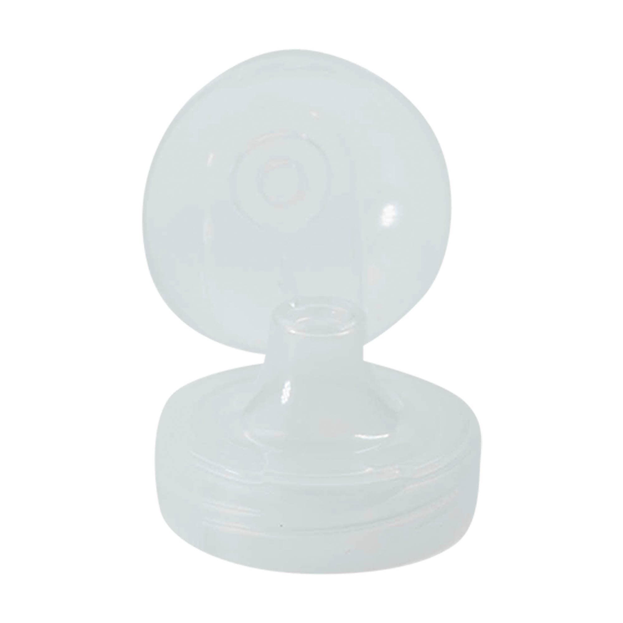 Tappo a vite con cerniera a ribalta Kavodrink, plastica PP, bianco