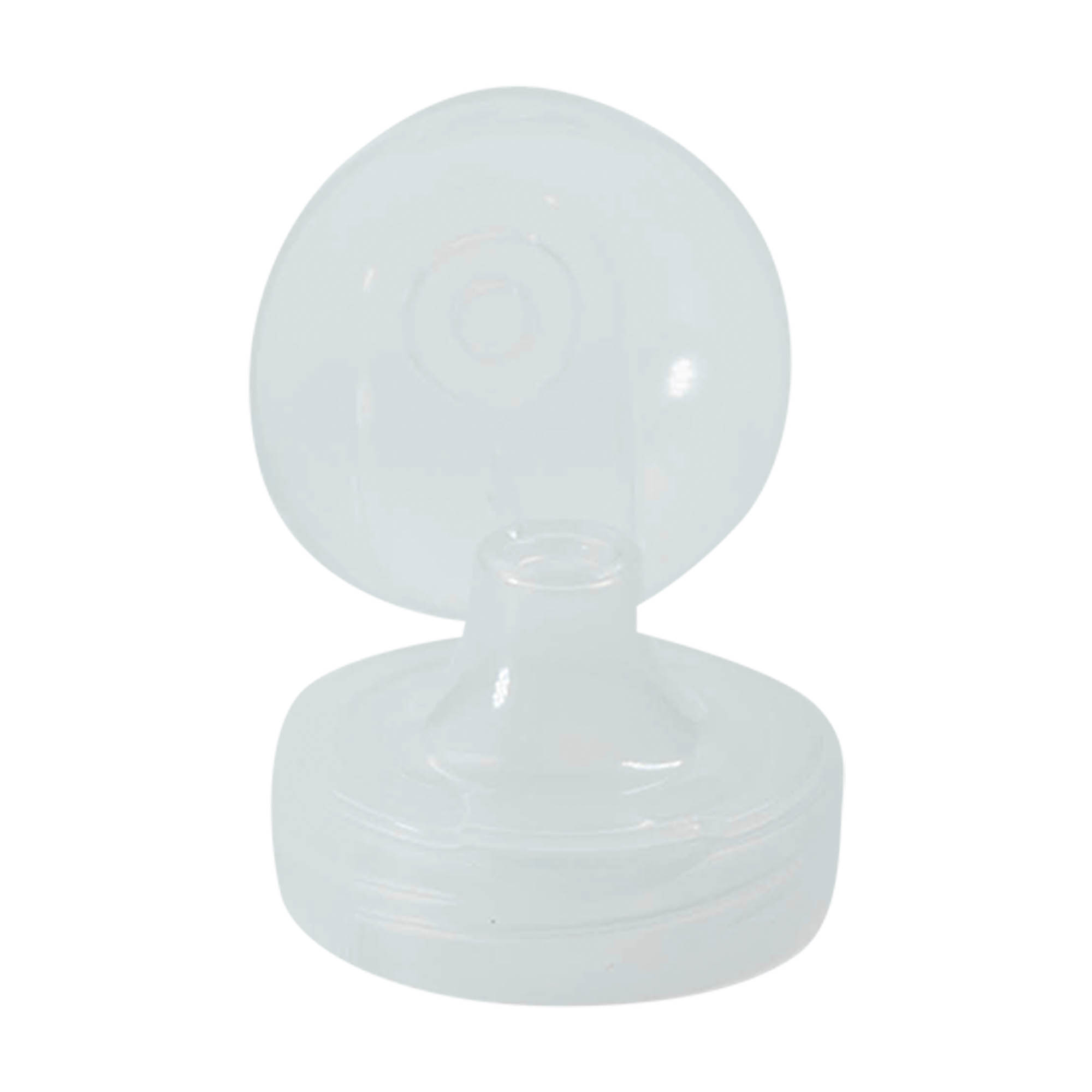 Tappo a vite con cerniera a ribalta Kavodrink, plastica PP, bianco Tappo a vite con cerniera a ribalta Kavodrink, plastica PP, bianco