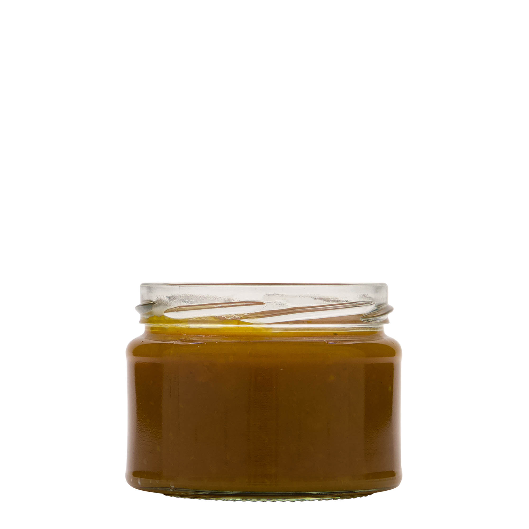 280 ml barattolo rotondo piatto, bocca: Twist-Off (TO 82)