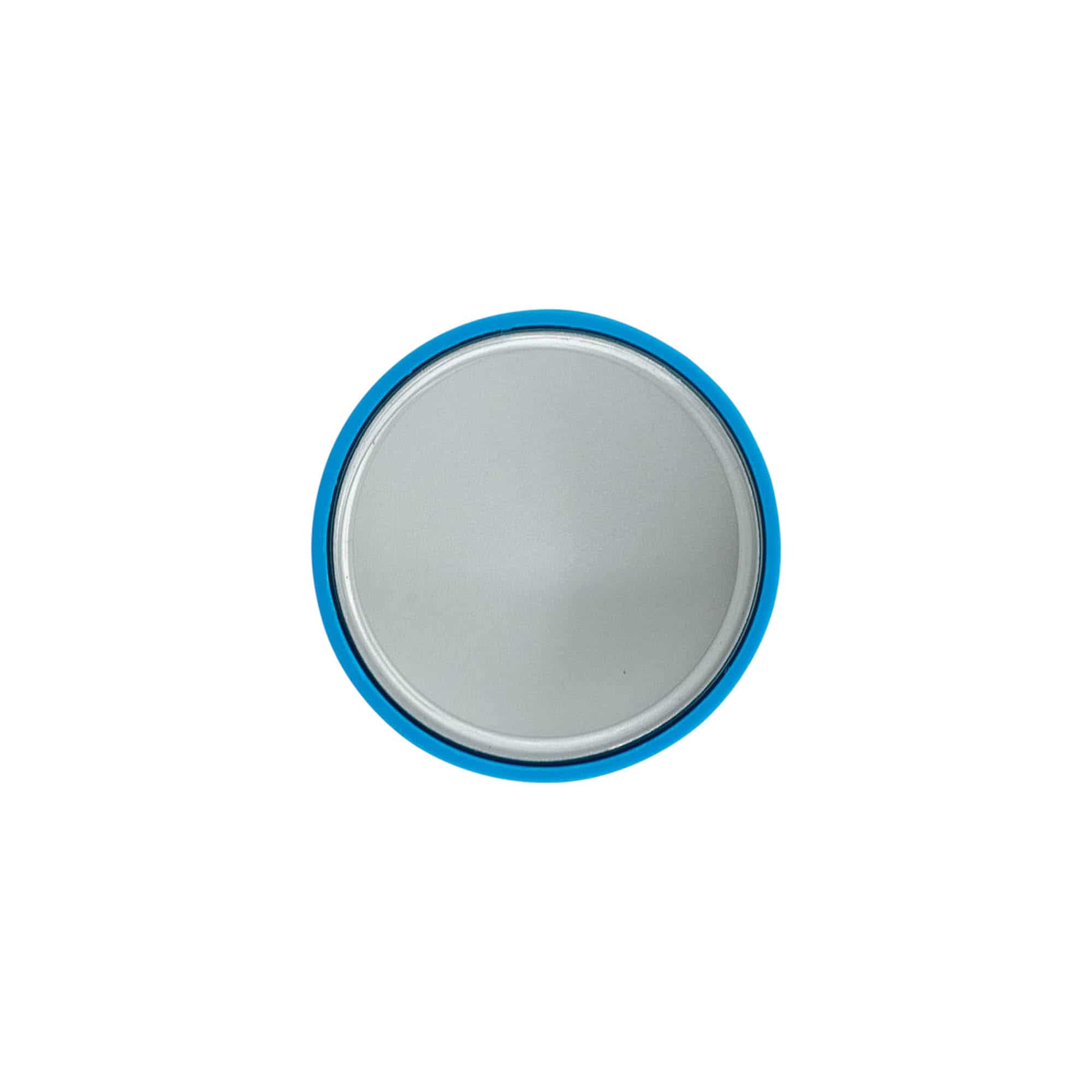 Tappo a vite, plastica ABS, blu acqua, per imboccatura: GPI 33/400