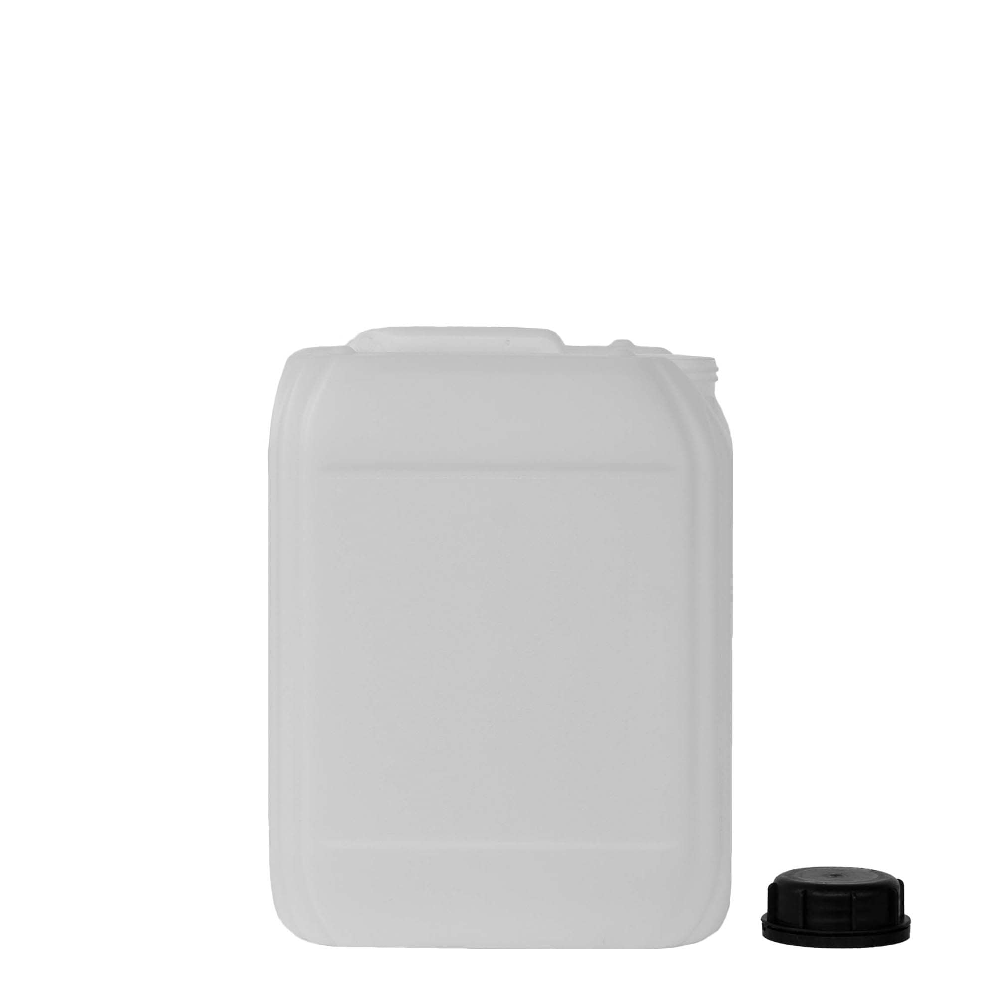 10 l tanica, rettangolare, plastica HDPE, naturale, bocca: ND 55