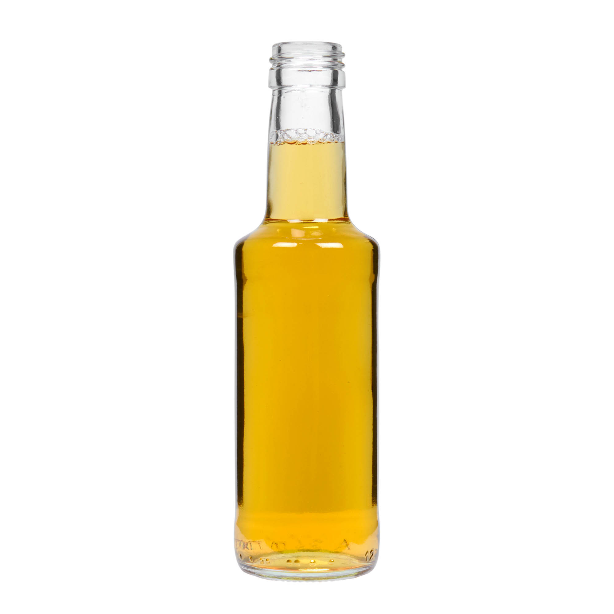 Bottiglia di vetro da 200 ml 'Bernie', bocca: PP 28