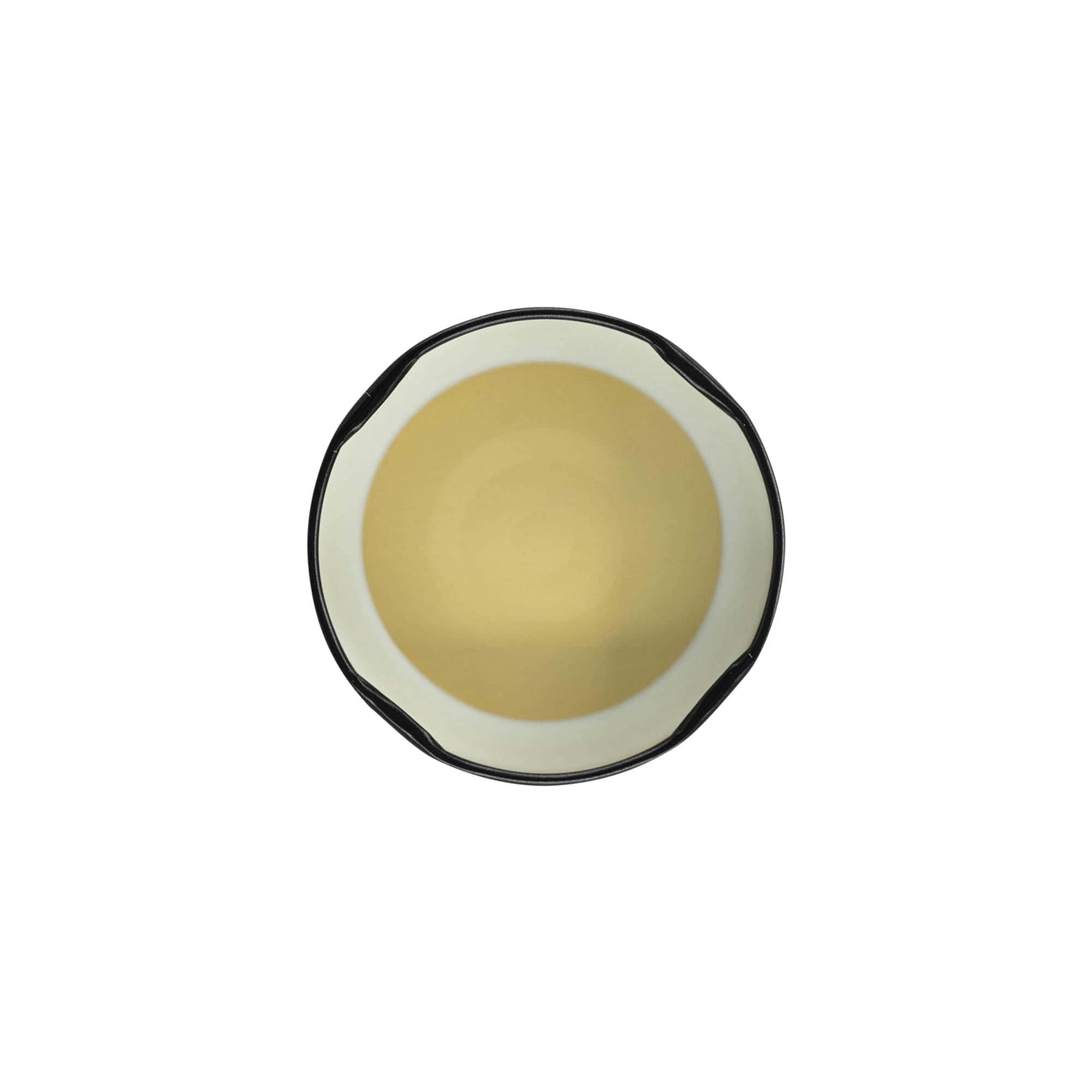 Chiusura Deep-Twist-Off, lamiera bianca, nera, per bocca: Deep-TO 66