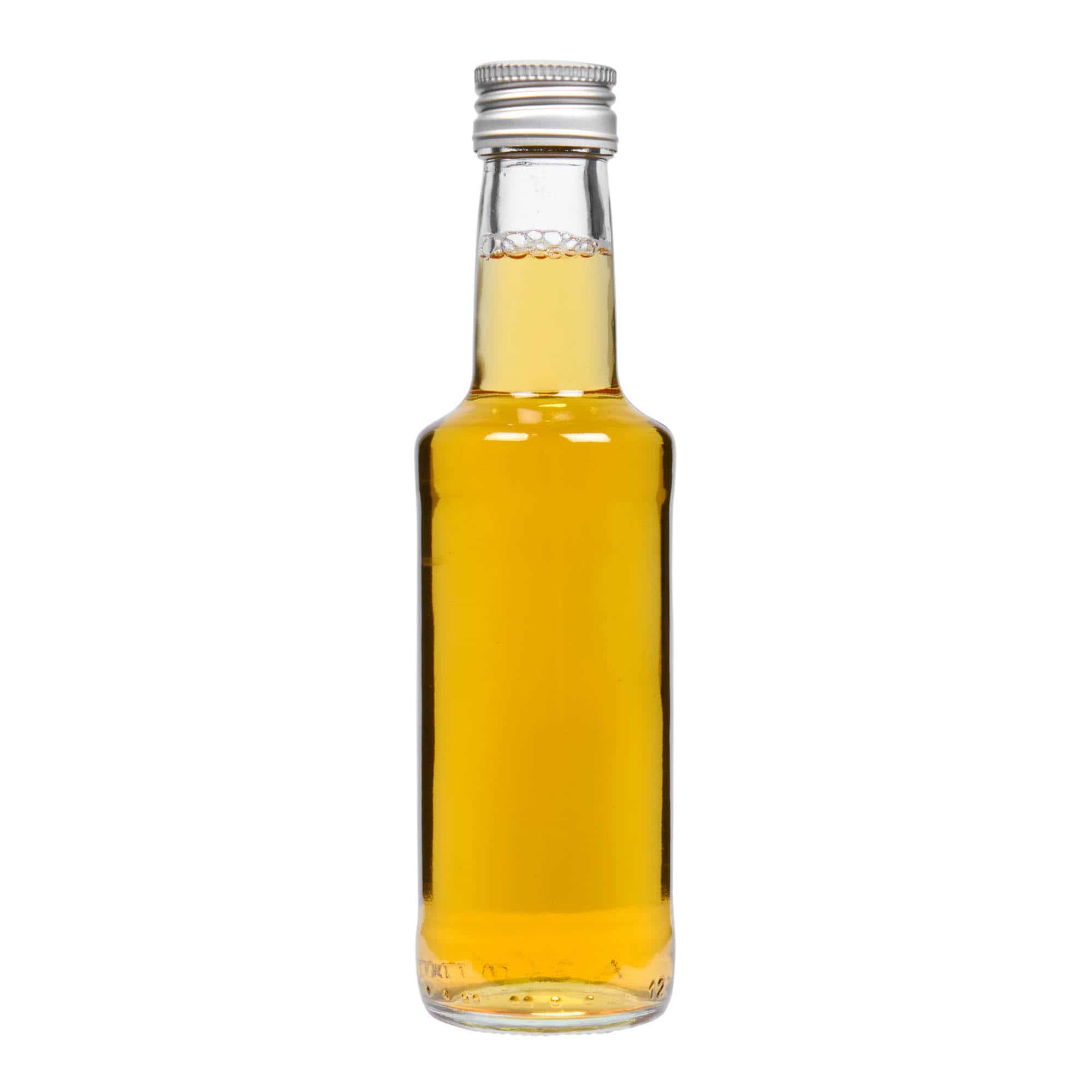 Bottiglia di vetro da 200 ml 'Bernie', bocca: PP 28