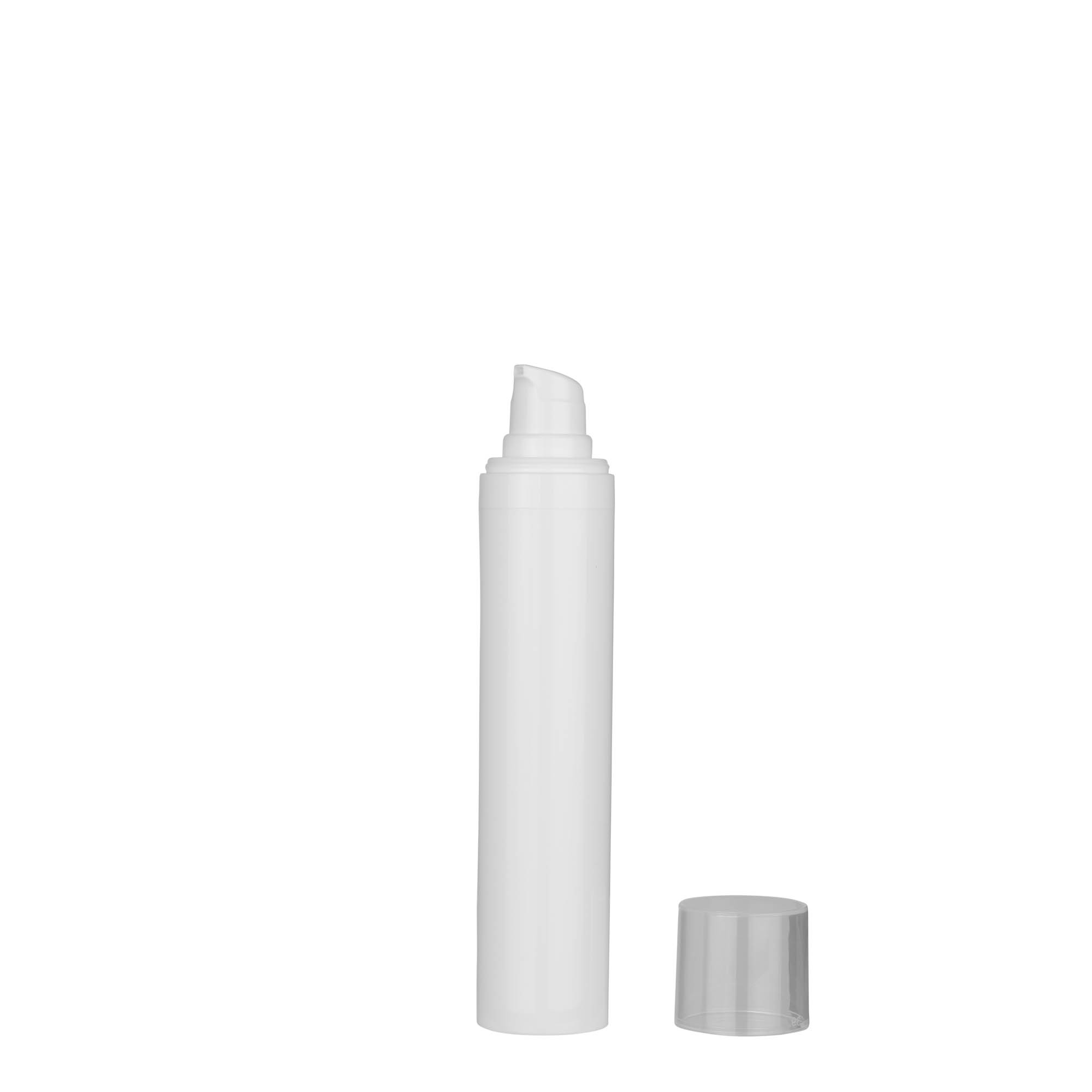 50 ml Flacone Airless 'Micro', plastica PP, bianco