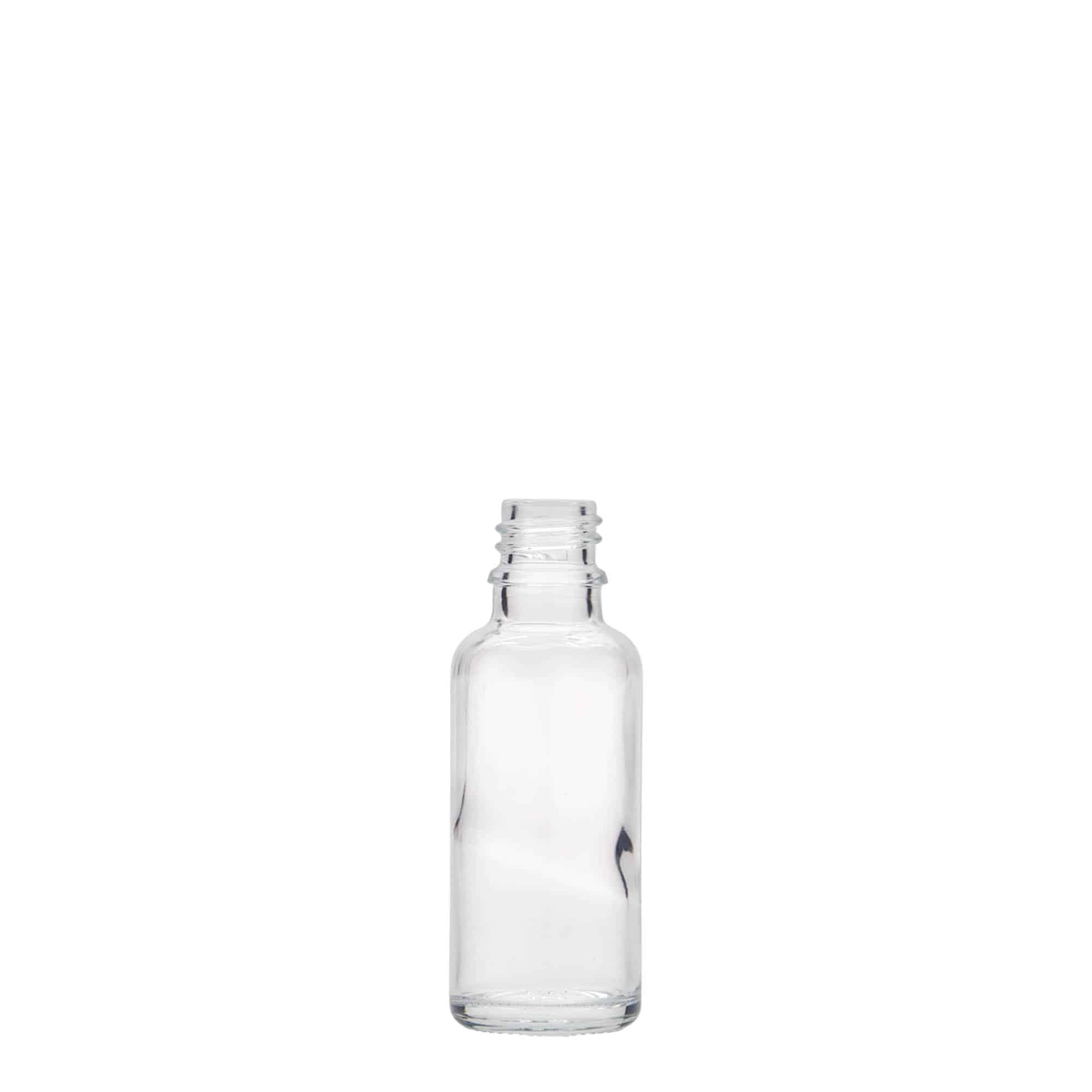 30 ml Flacone farmaceutico, vetro, imboccatura: DIN 18 30 ml Flacone farmaceutico, vetro, imboccatura: DIN 18