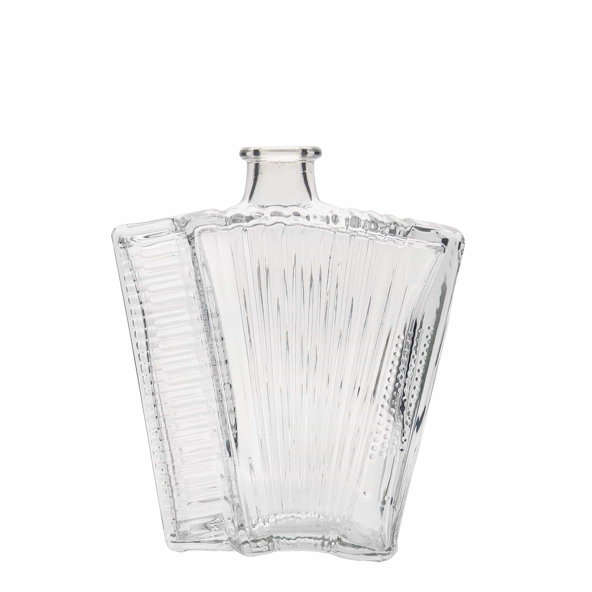 500 ml Bottiglia di vetro 'Fisarmonica', imboccatura: fascetta 500 ml Bottiglia di vetro 'Fisarmonica', imboccatura: fascetta