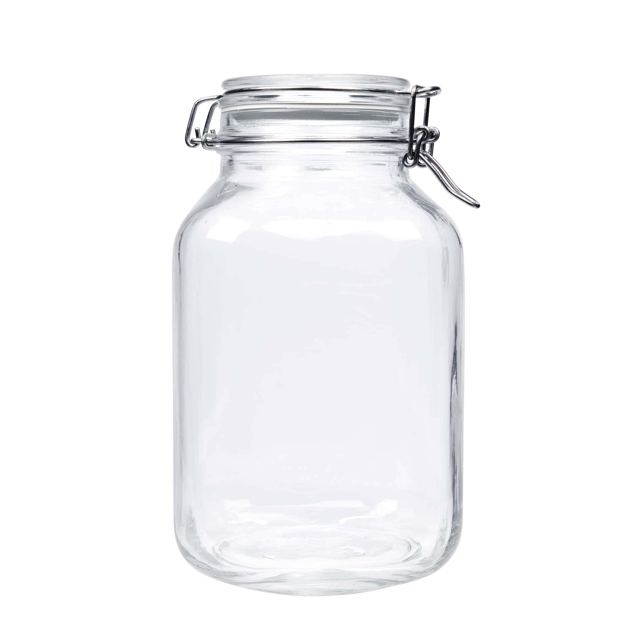 3000 ml Barattolo ermetico 'Fido', quadrato, vetro, imboccatura: chiusura meccanica 3000 ml Barattolo ermetico 'Fido', quadrato, vetro, imboccatura: chiusura meccanica