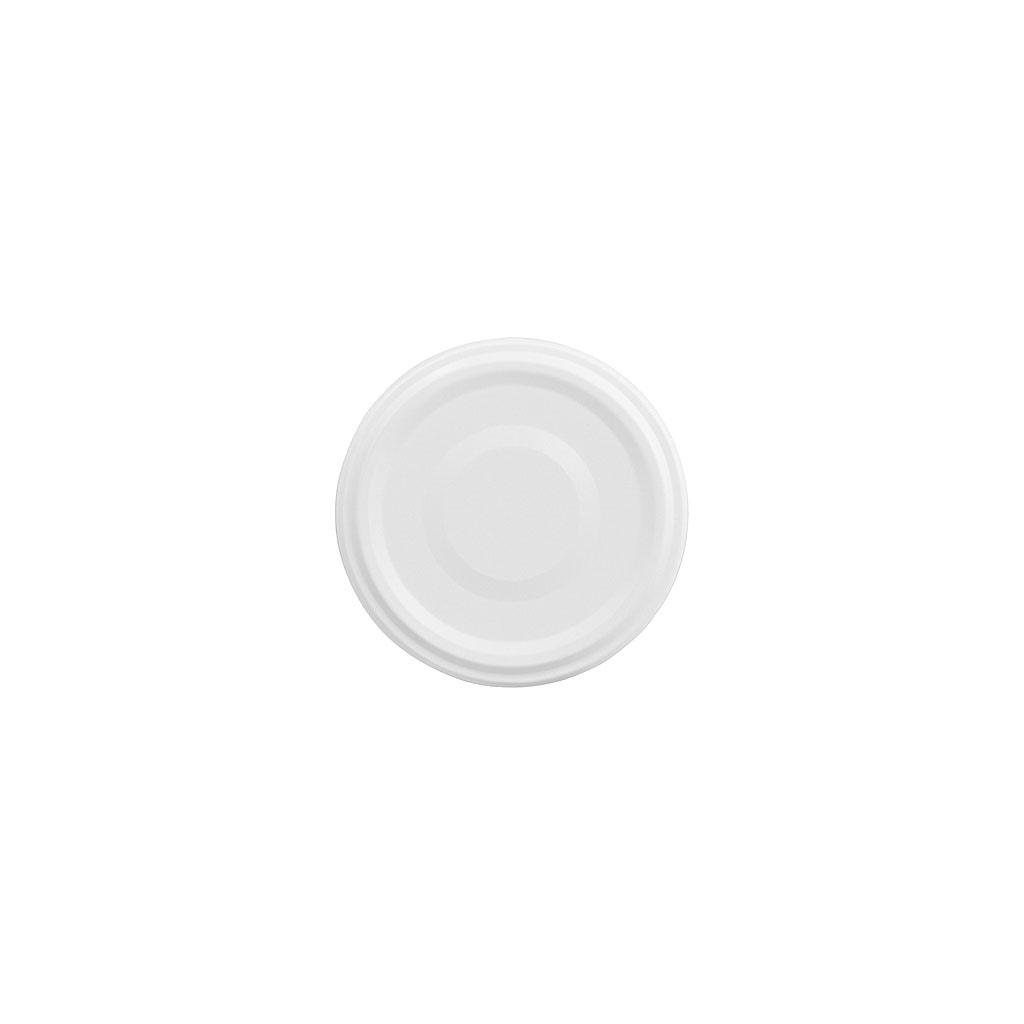 Tappi Twist-Off, lamiera bianca, bianco, per bocca: TO 48