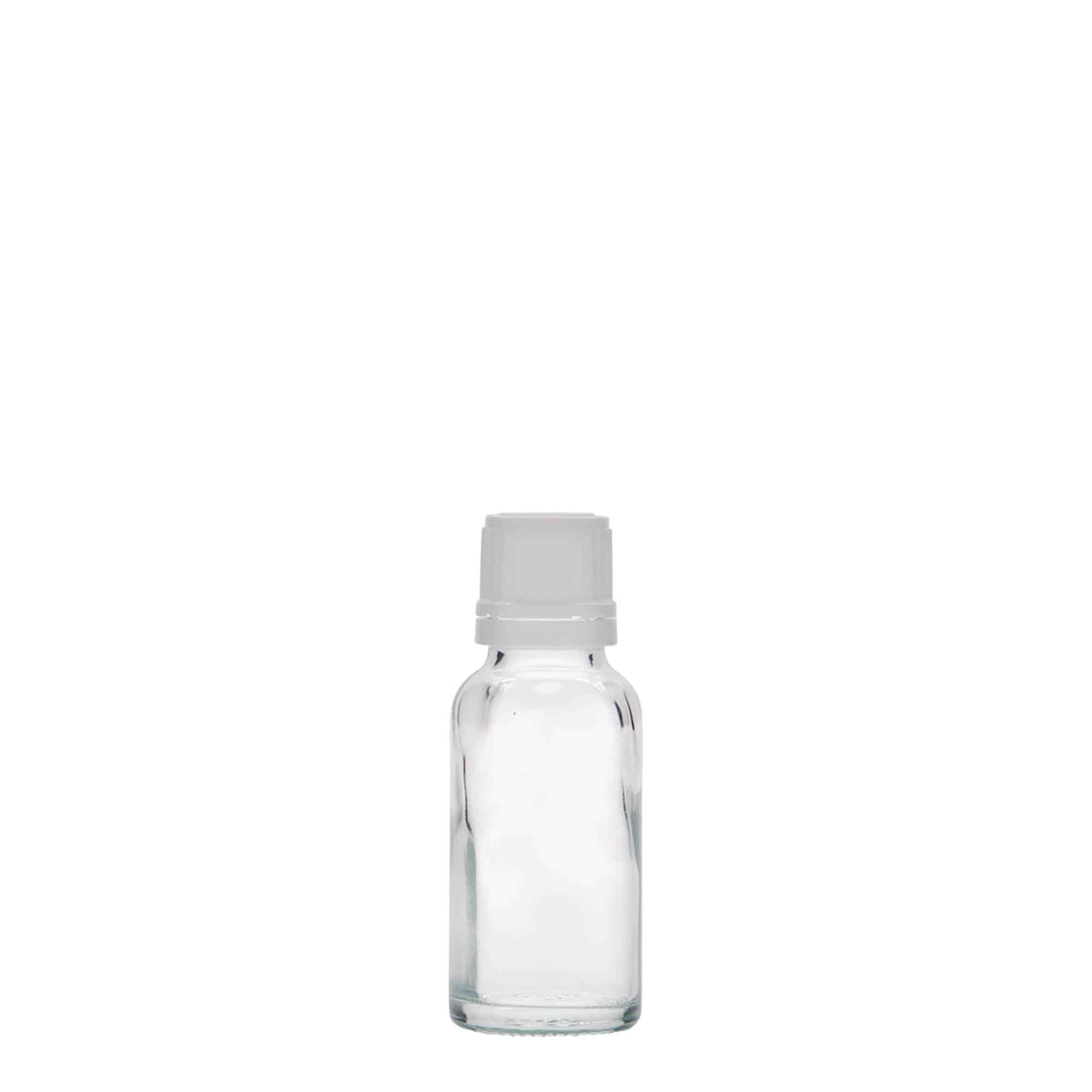 20 ml Flacone farmaceutico, vetro, imboccatura: DIN 18
