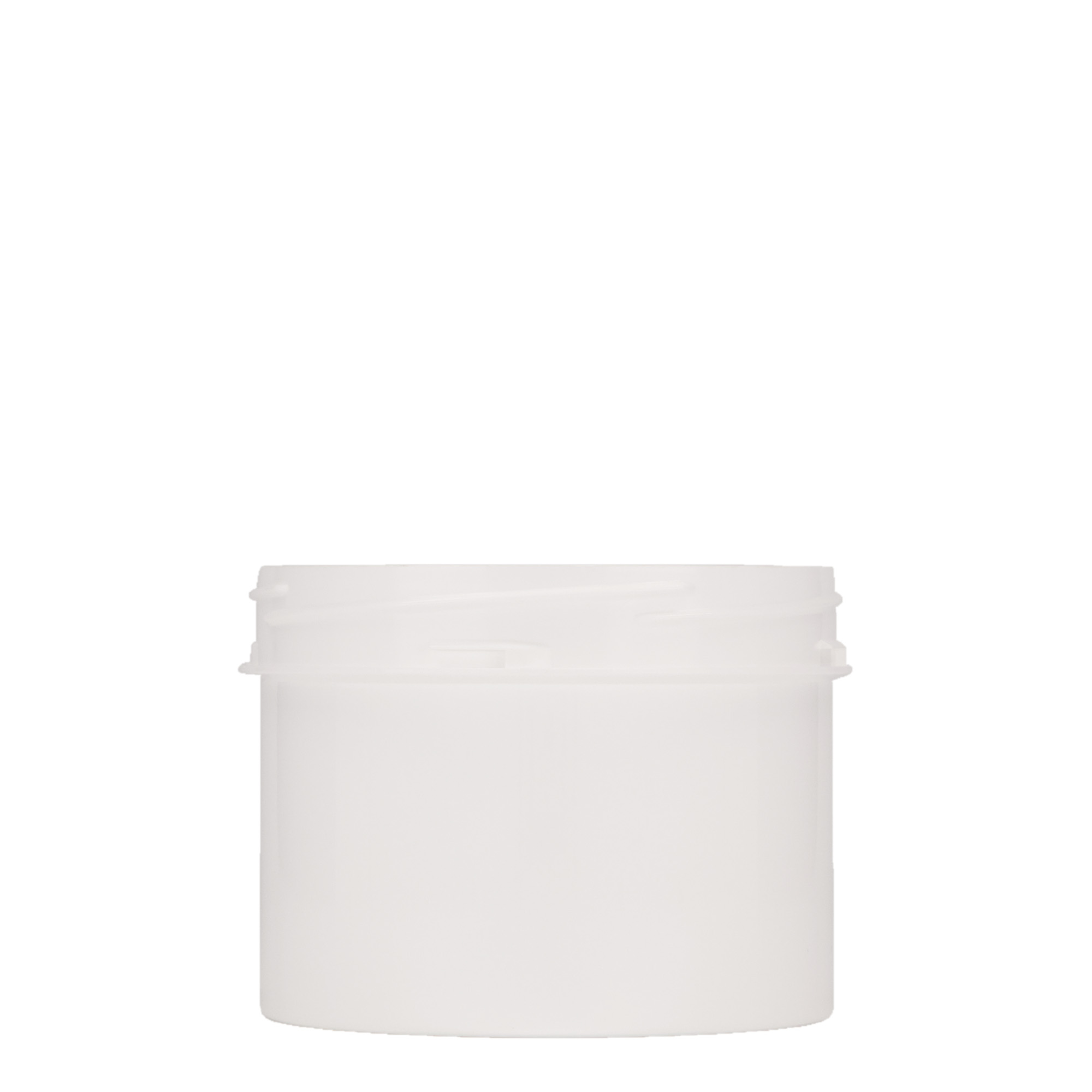 300 ml barattolo in plastica 'Securilock', PP, bianco, bocca: chiusura a vite 300 ml barattolo in plastica 'Securilock', PP, bianco, bocca: chiusura a vite