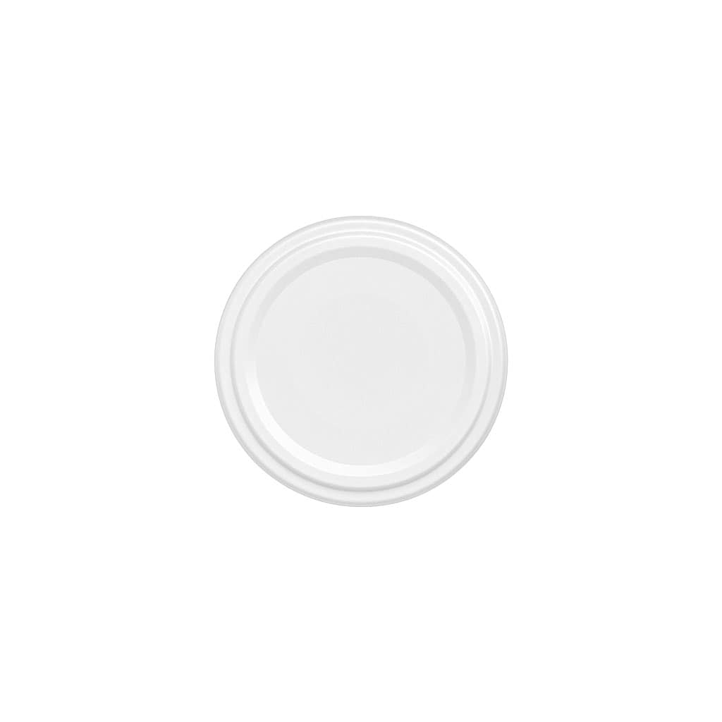 Tappo Twist-Off, banda stagnata, bianco, per imboccatura: TO 53