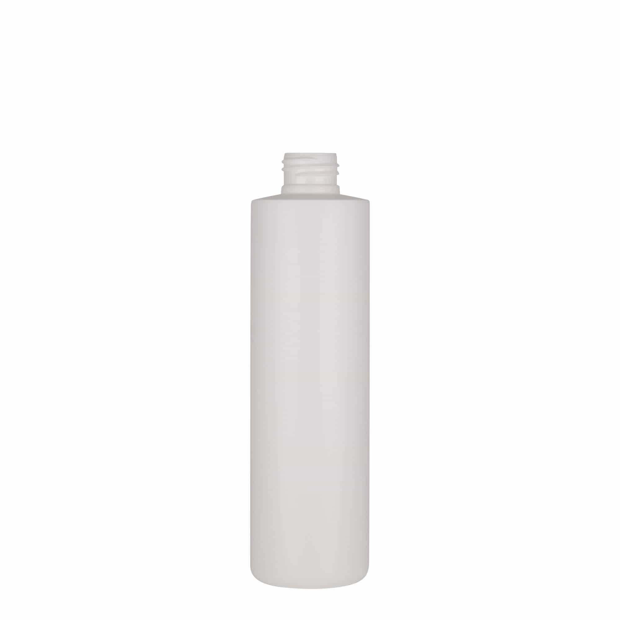 250 ml Flacone in plastica 'Pipe', Green HDPE, bianco, imboccatura: GPI 24/410
