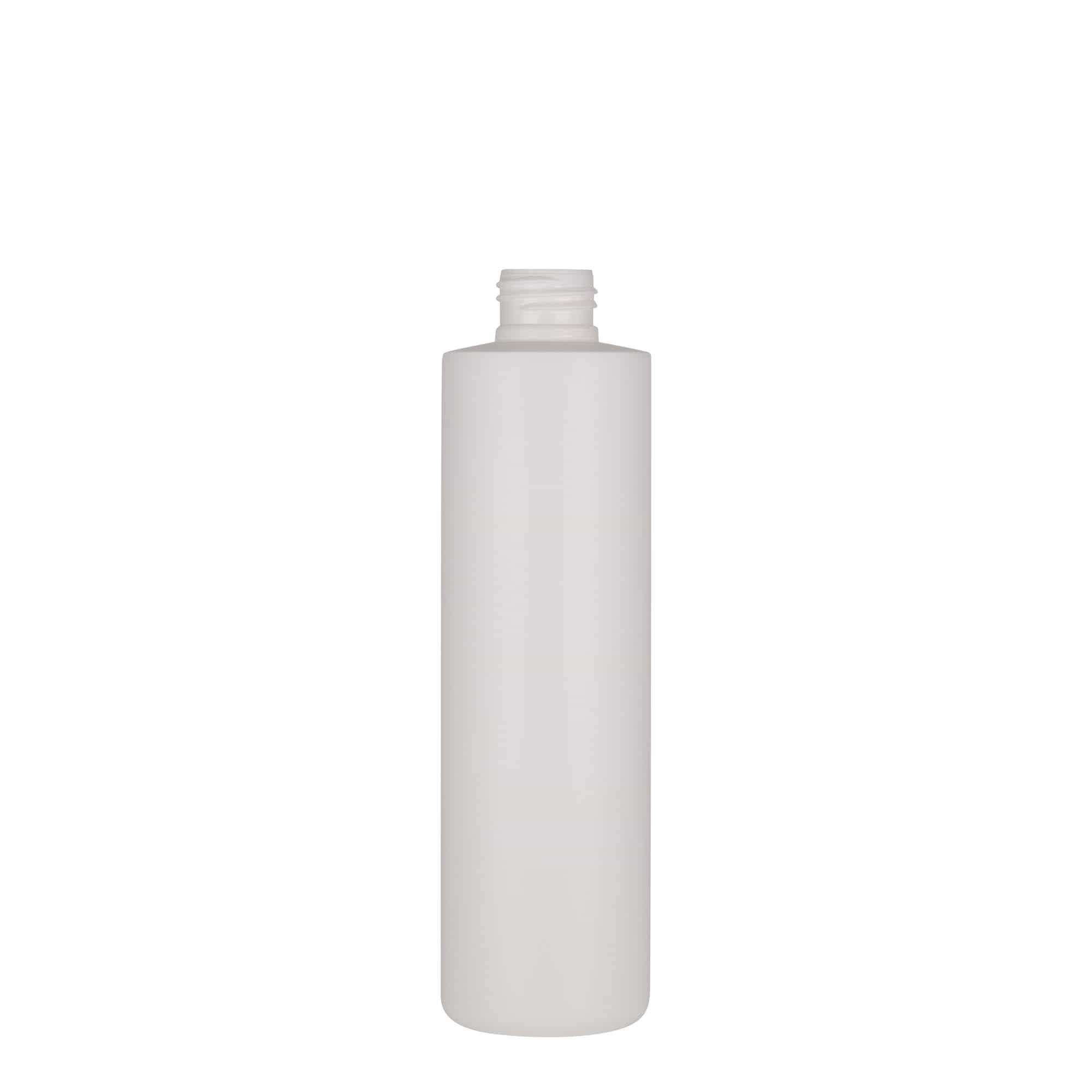 250 ml Flacone in plastica 'Pipe', Green HDPE, bianco, imboccatura: GPI 24/410 250 ml Flacone in plastica 'Pipe', Green HDPE, bianco, imboccatura: GPI 24/410