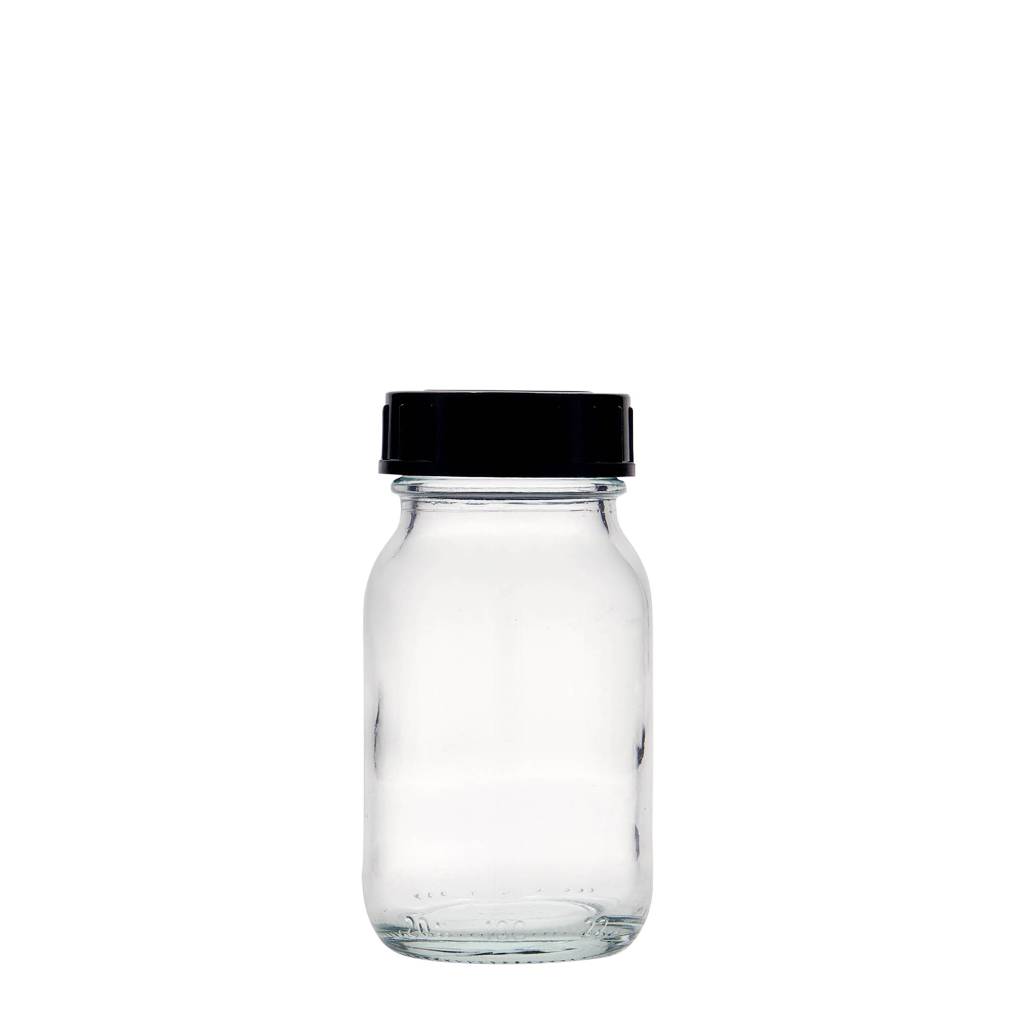 100 ml barattolo a collo largo, bocca: DIN 40 100 ml barattolo a collo largo, bocca: DIN 40