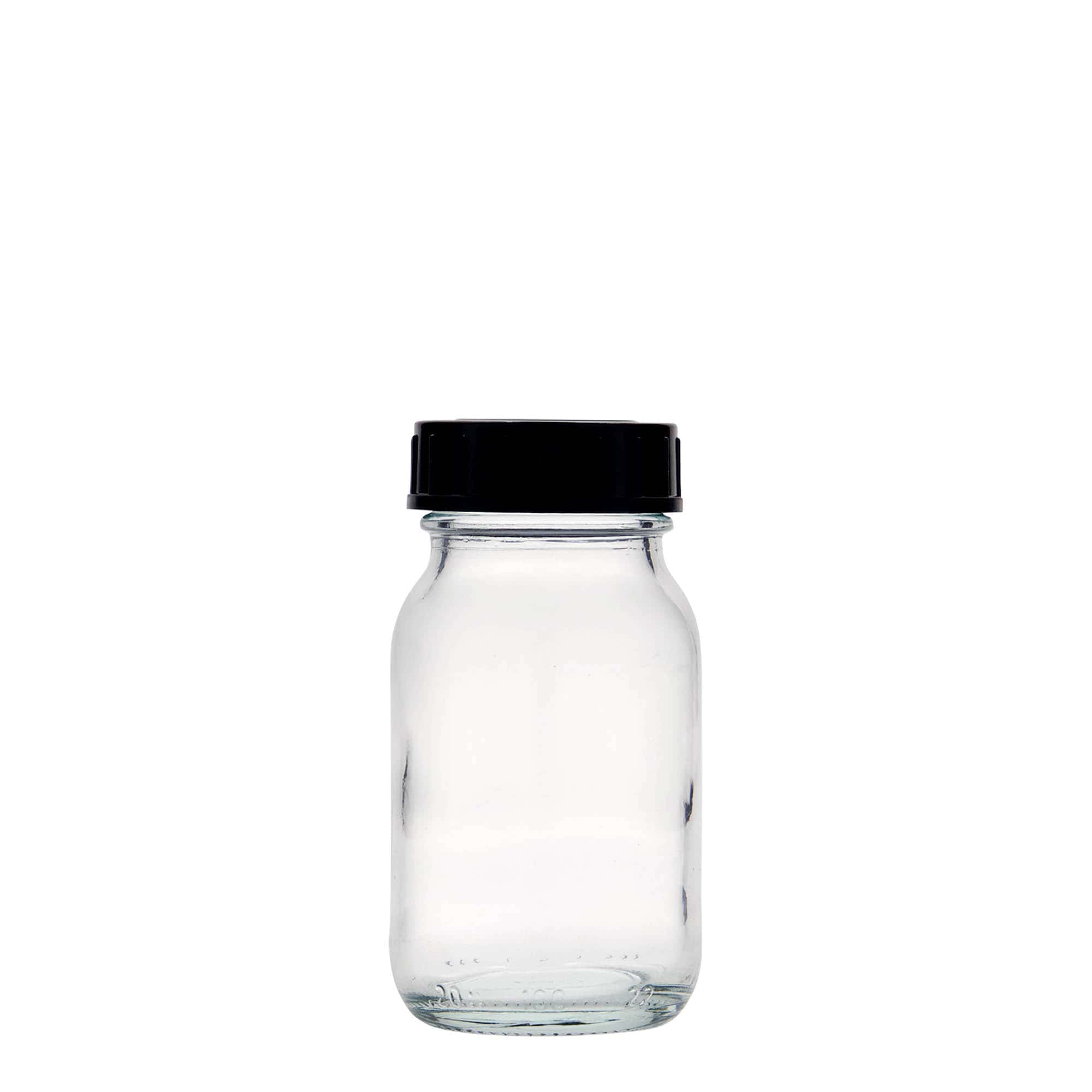 100 ml barattolo a collo largo, bocca: DIN 40