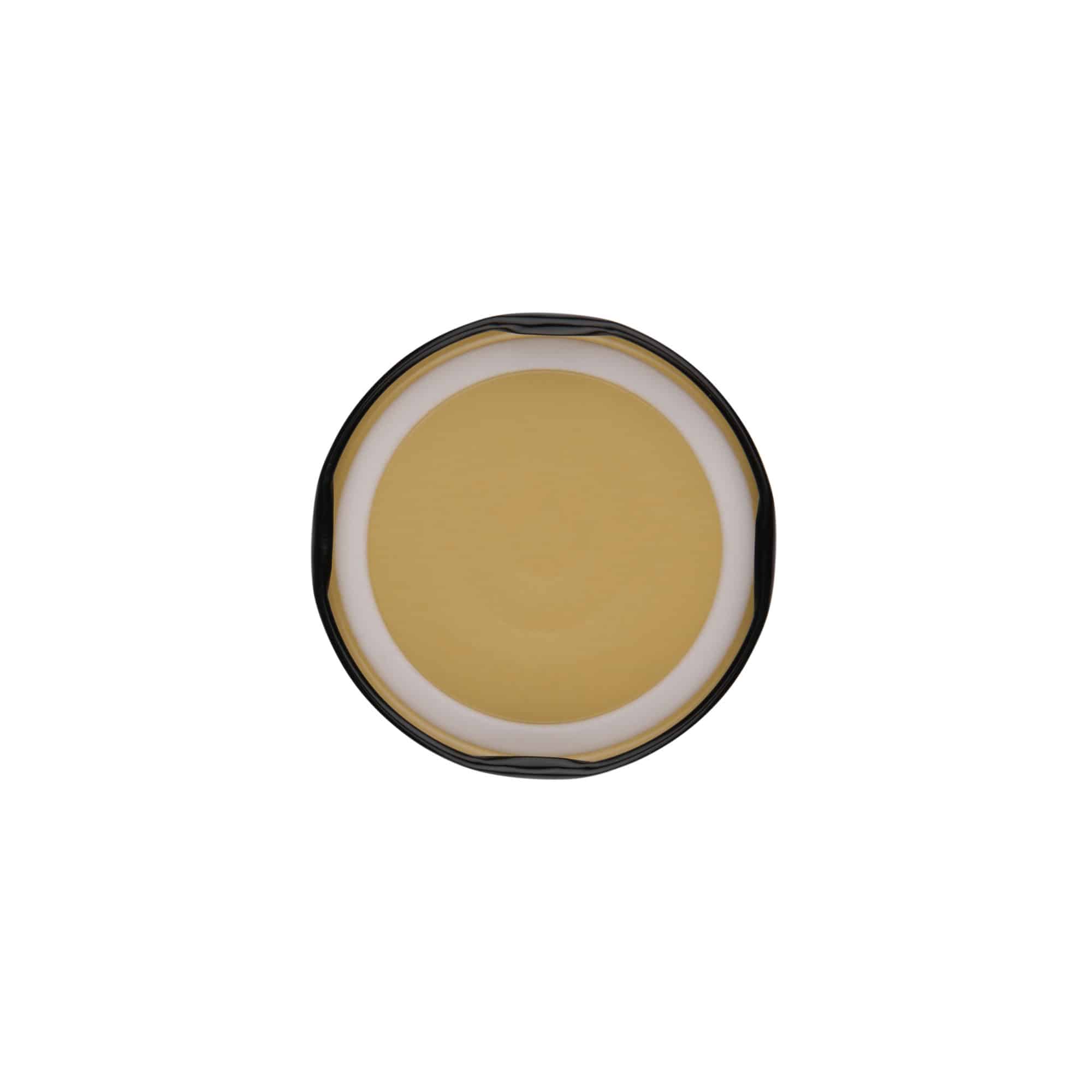 Tappo Twist-Off, banda stagnata, nero, per imboccatura: TO 63