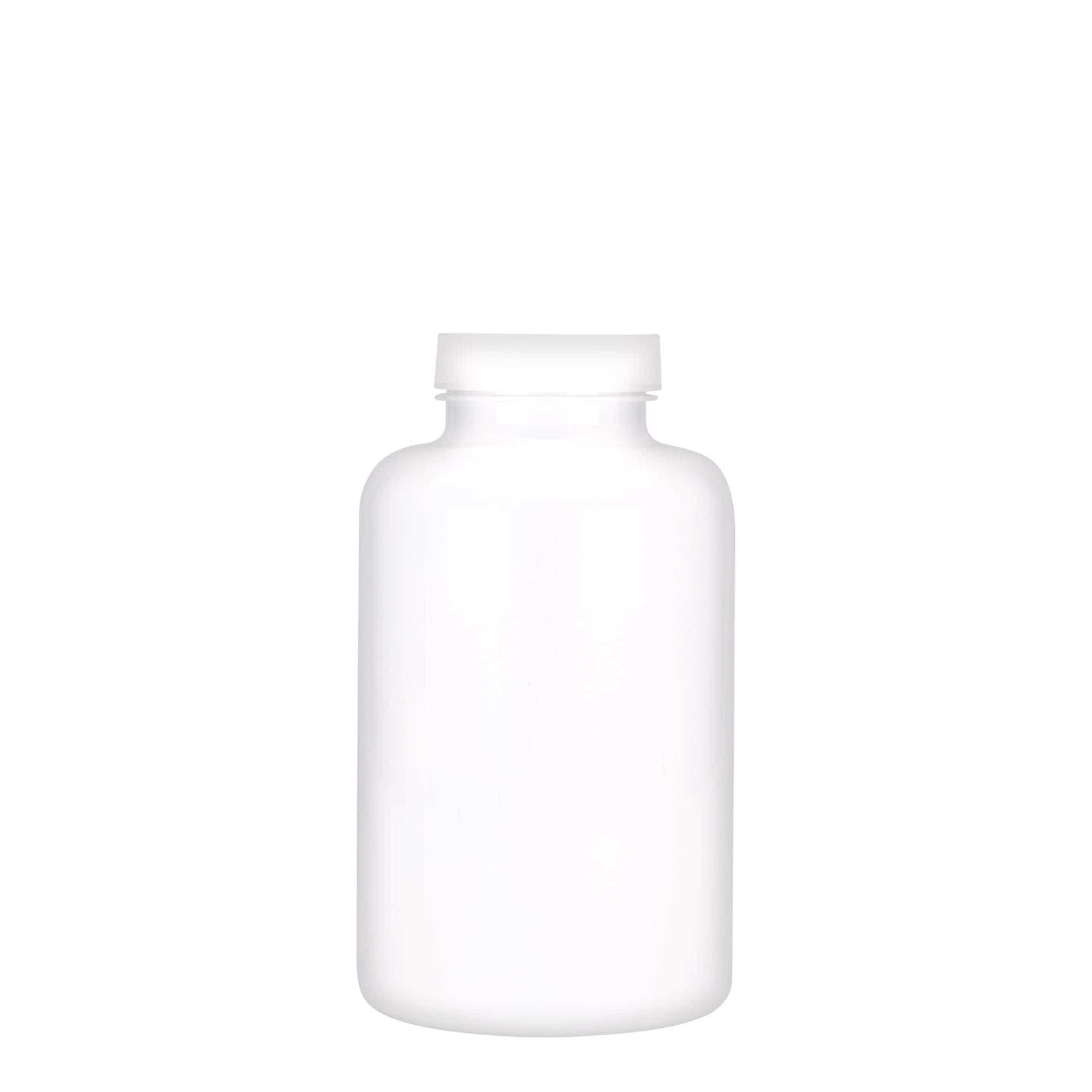500 ml Barattolo PET-Packer, plastica, bianco, imboccatura: GPI 45/400