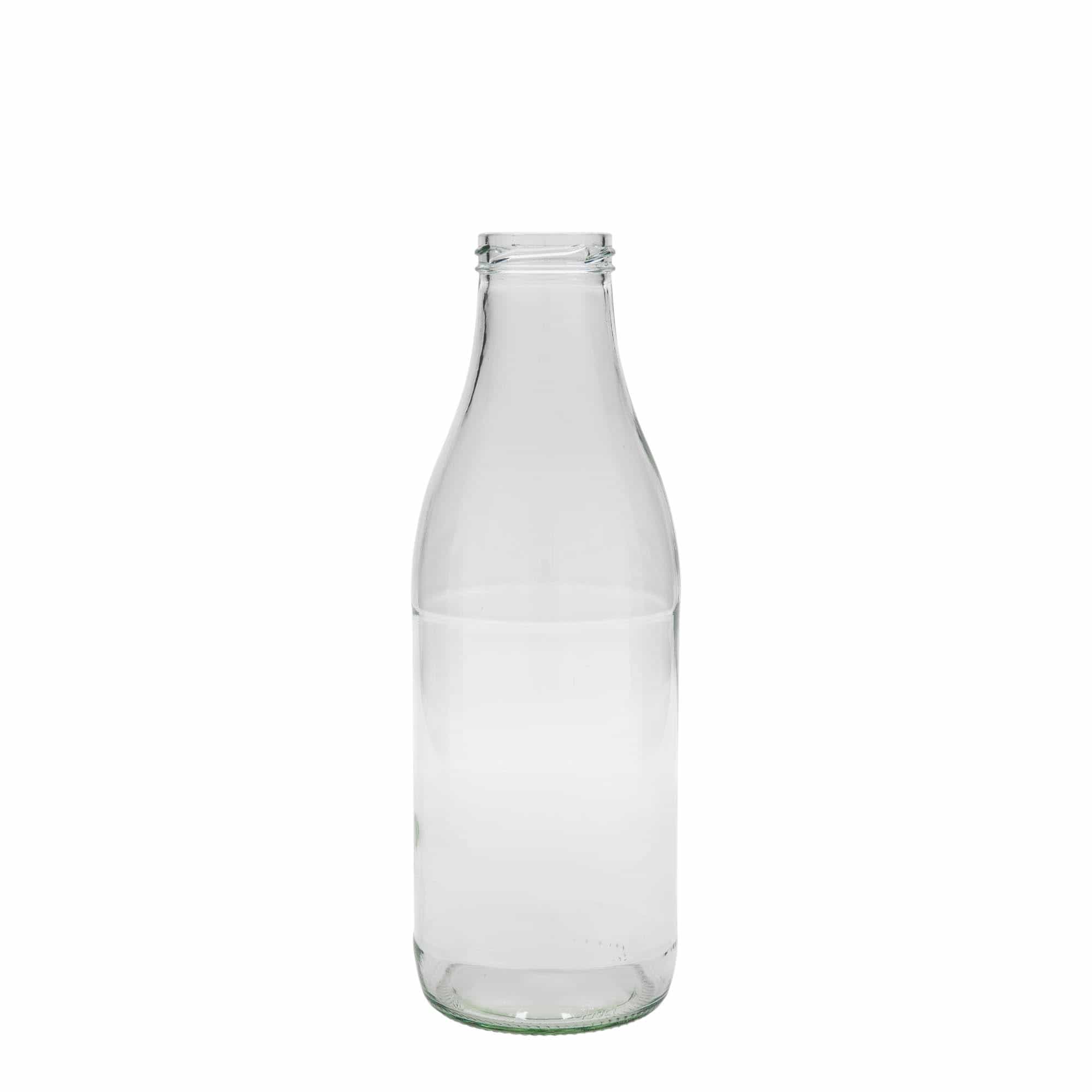 1.000 ml Bottiglia a collo largo 'Lorenzo', vetro, imboccatura: Twist-Off (TO 48) 1.000 ml Bottiglia a collo largo 'Lorenzo', vetro, imboccatura: Twist-Off (TO 48)