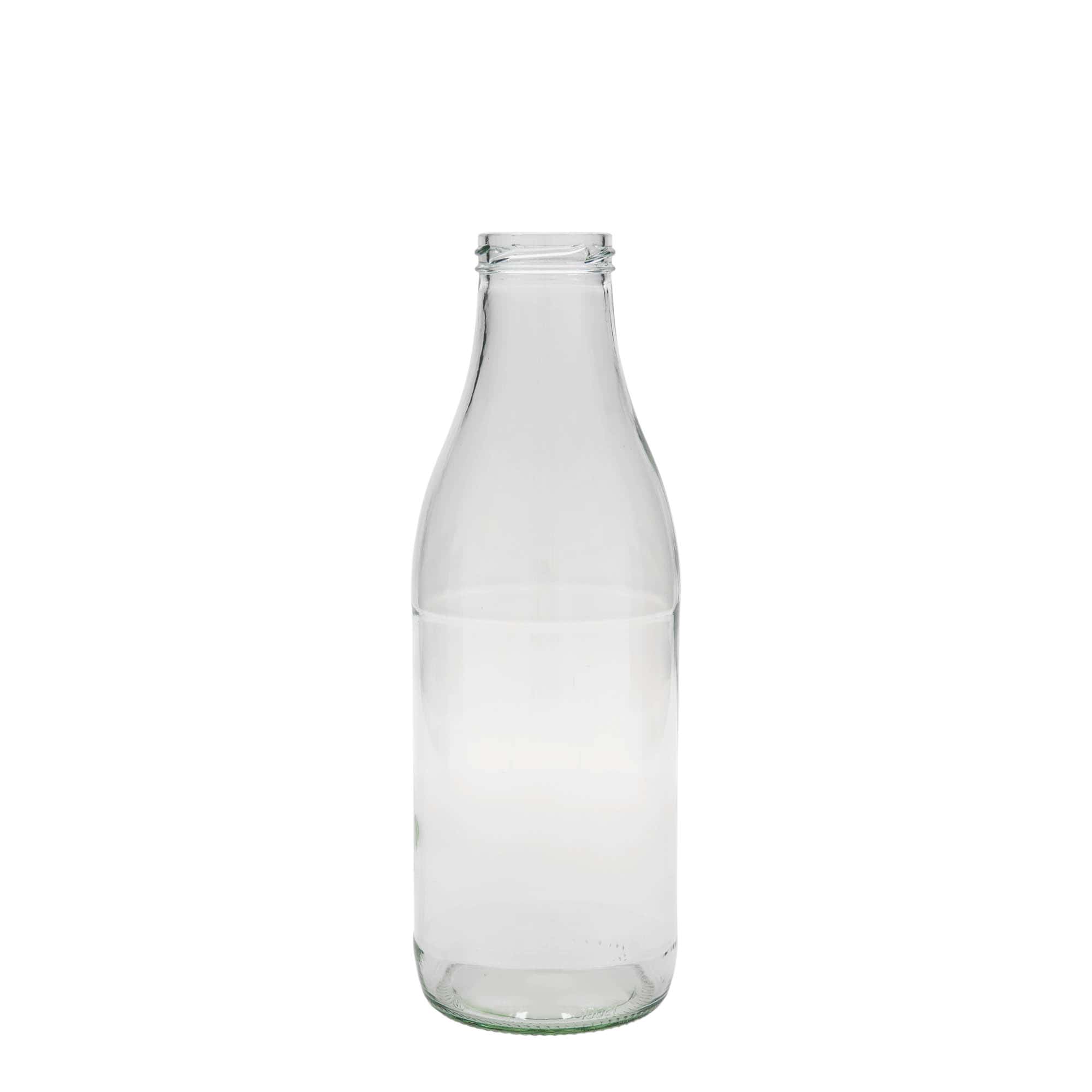 Bottiglia a collo largo Lorenzo da 1.000 ml, apertura: Twist-Off (TO 48)